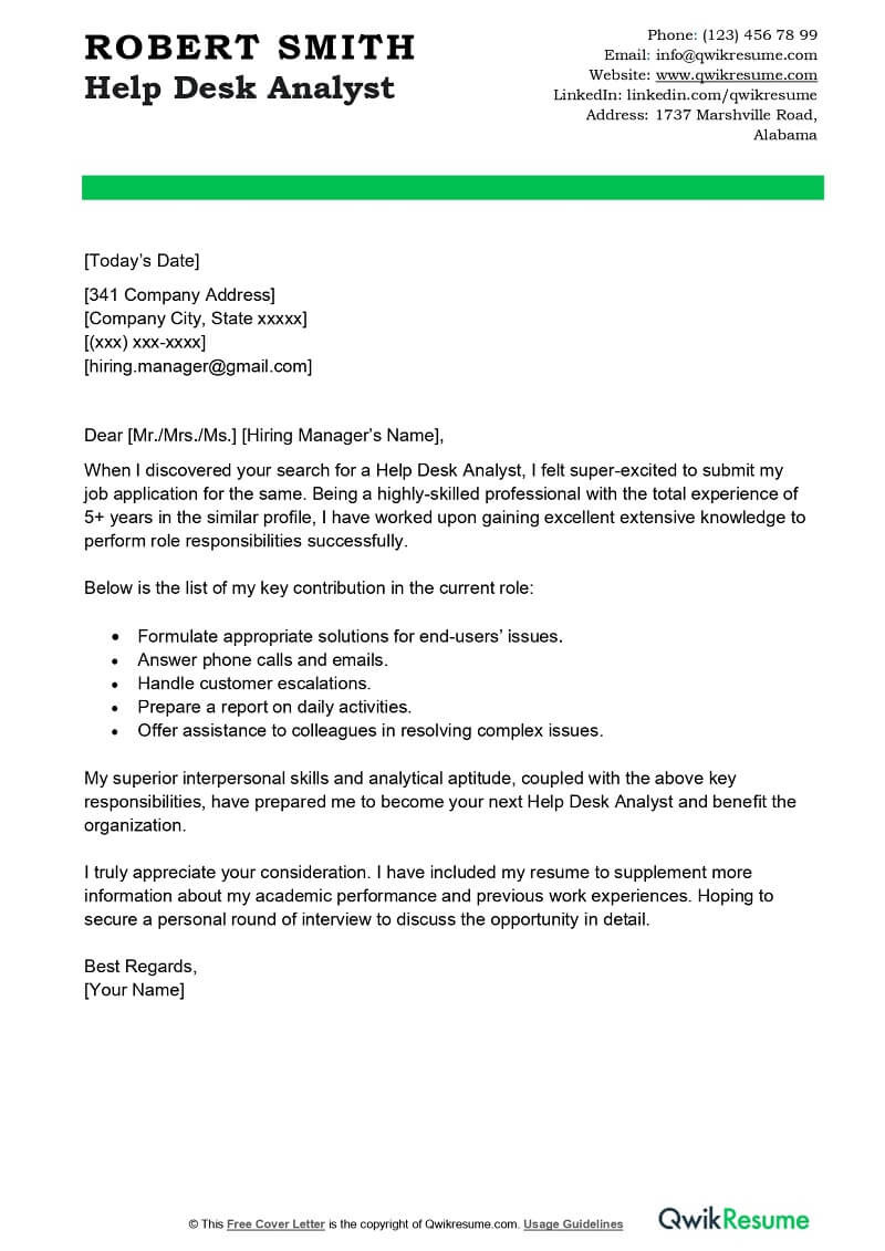 Sample Resume Of Help Desk Analyst Help Desk Analyst Cover Letter Examples – Qwikresume Sample Resume Of Help Desk Analyst Help Desk Analyst Cover Letter Examples – Qwikresume