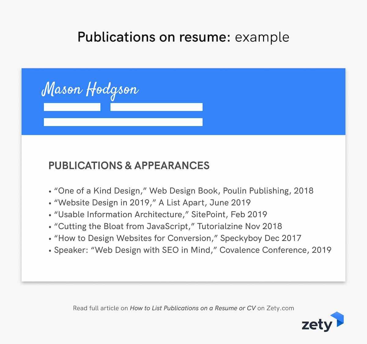 Sample Resume with Manuscripts In Progress How to List Publications On A Resume or Cv [guidelines & Tips]