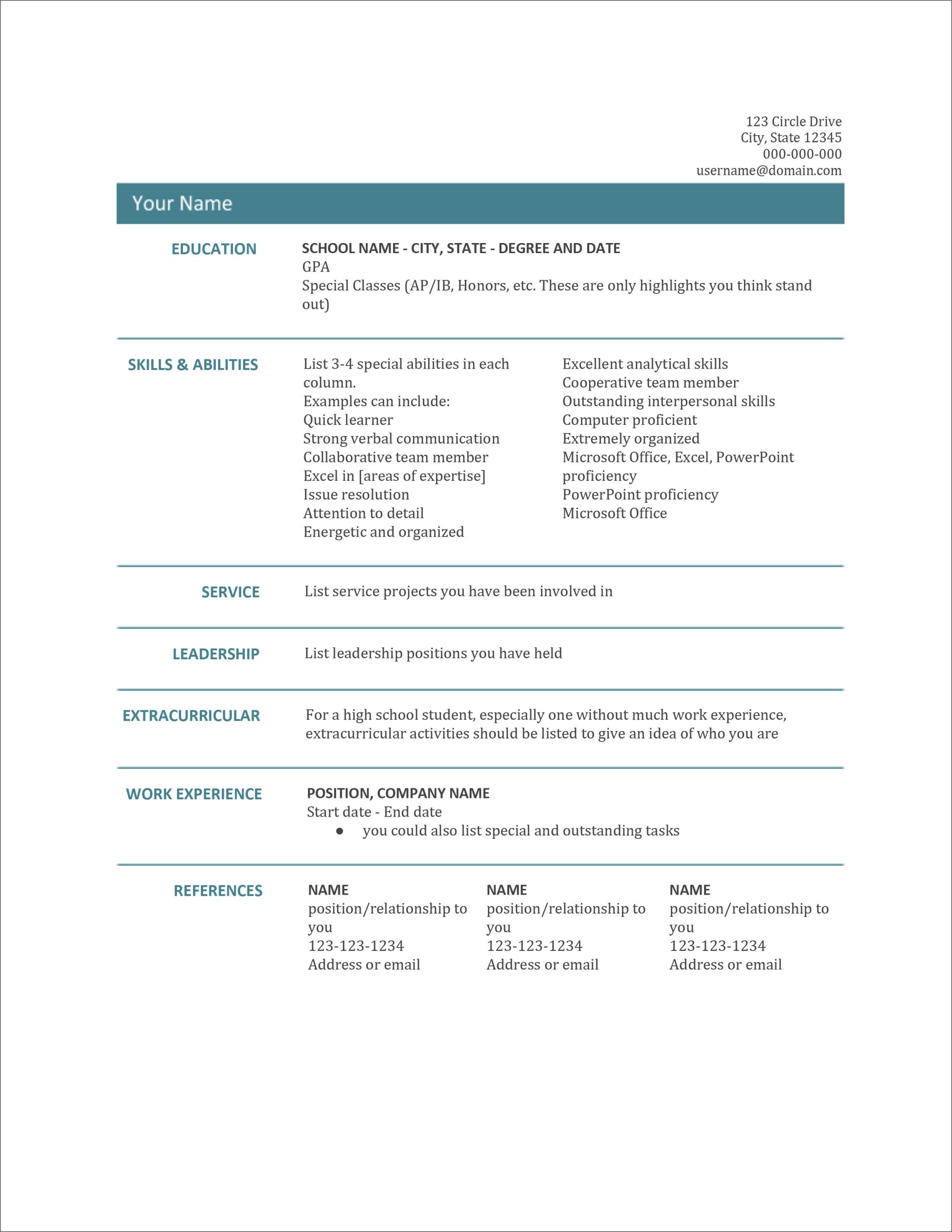 Sample Resume with Microsoft Office Experience 45 Free Modern Resume / Cv Templates – Minimalist, Simple & Clean …
