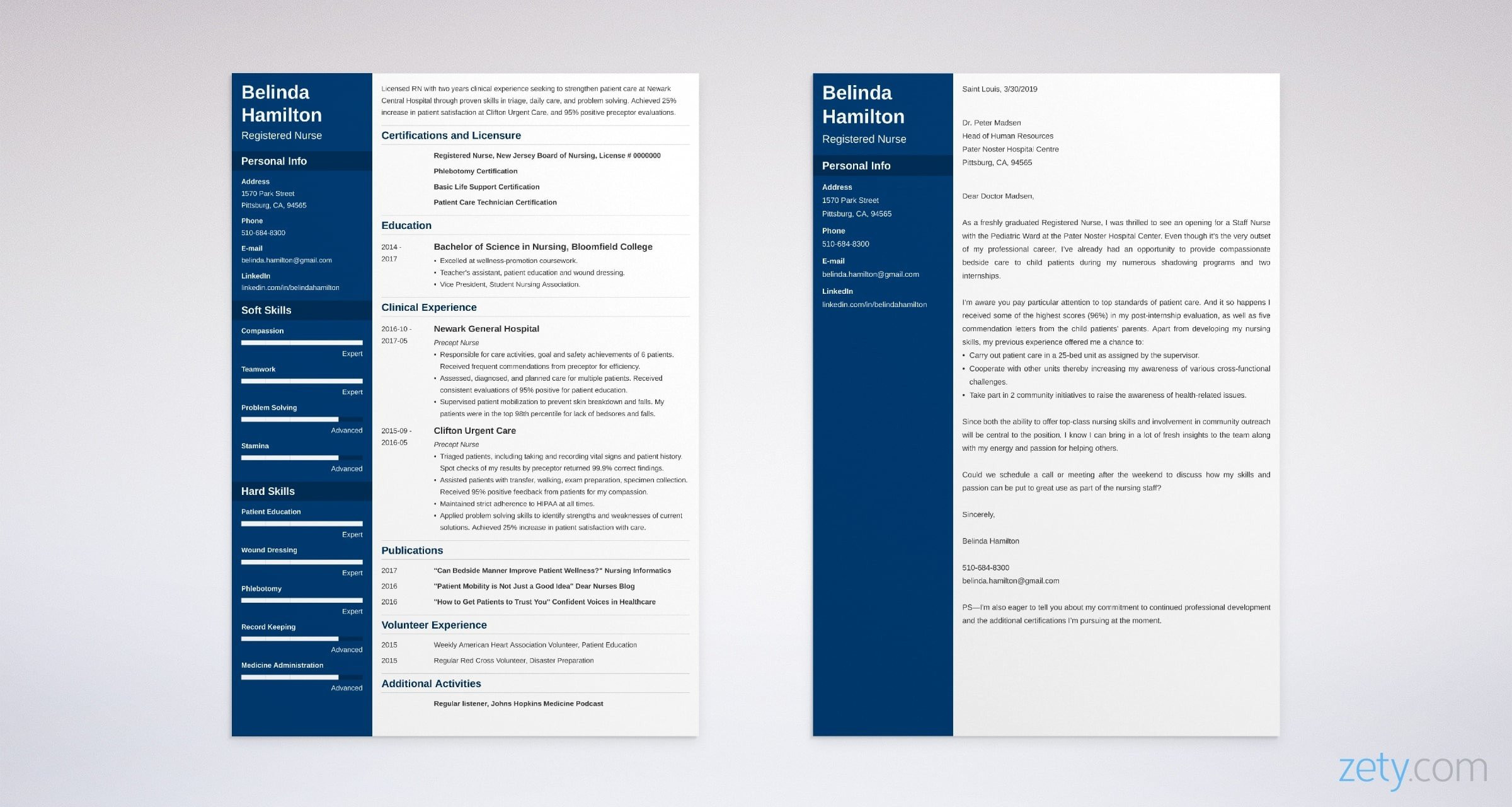 Samples Of Nursing Resumes and Cover Letters Registered Nurse (rn) Cover Letter Samples (20lancarrezekiq Examples)