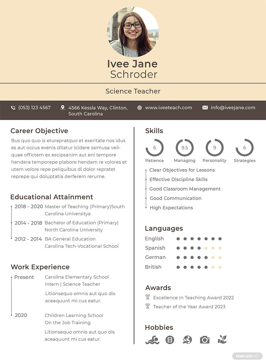 Special Education Teacher Resume Samples 2023 Resume Templates – Design, Free, Download Template.net