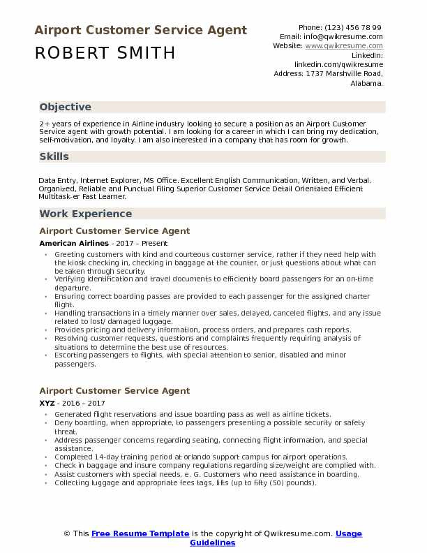Airport Customer Service Agent Resume Sample Airport Customer Service Agent Resume Samples Airport Customer Service Agent Resume Sample Airport Customer Service Agent Resume Samples