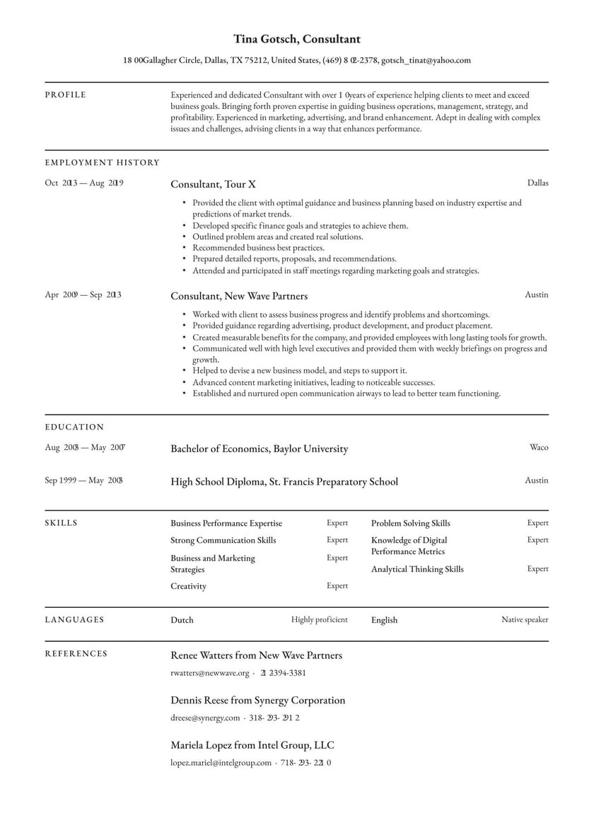 Before and after Resume Samples Of Consultancy Consultant Resume Examples & Writing Tips 2022 (free Guide)
