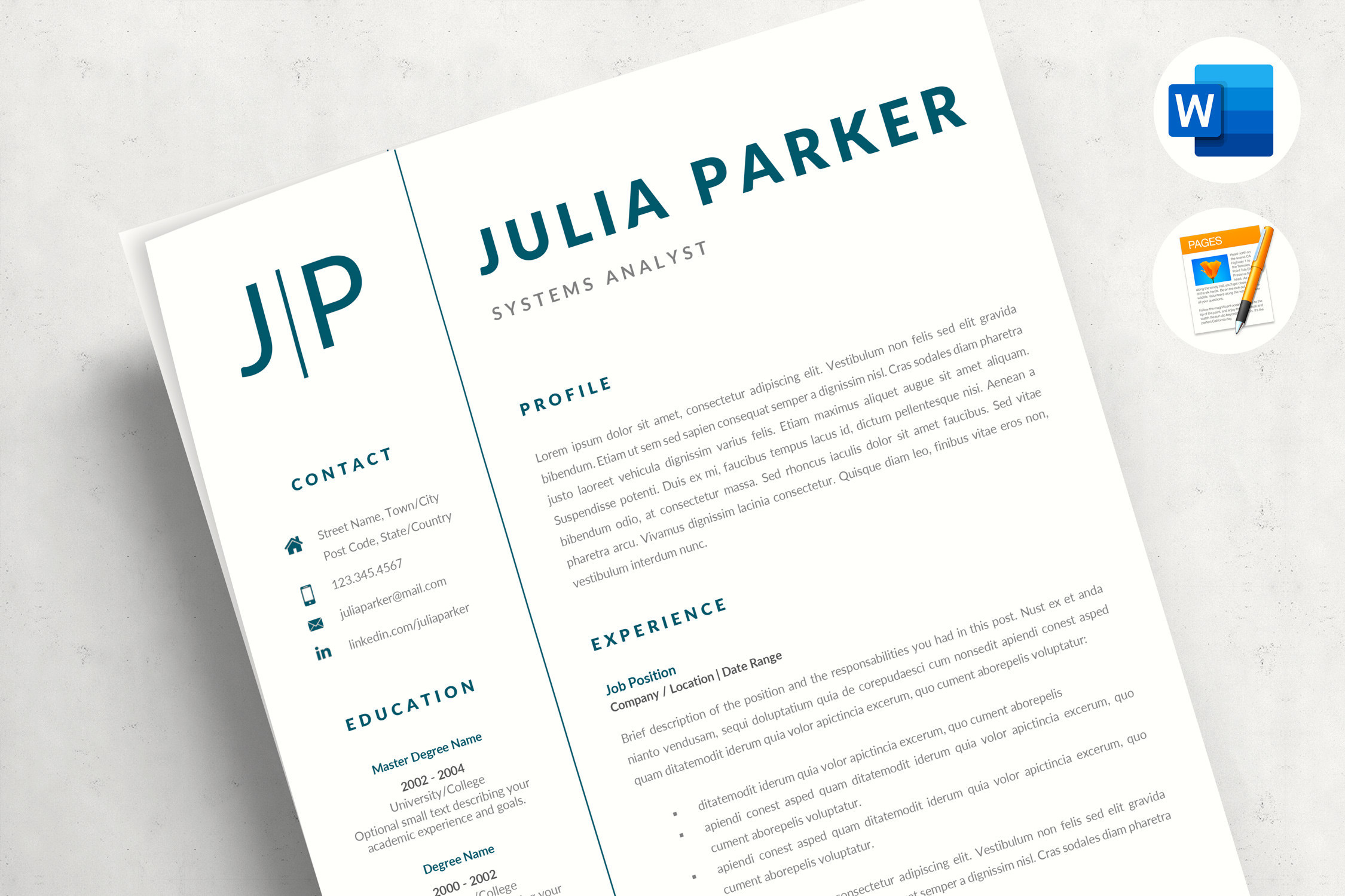 Cover Letter to A Resume Sample Professional Resume Template – Cv Template Cover Letter