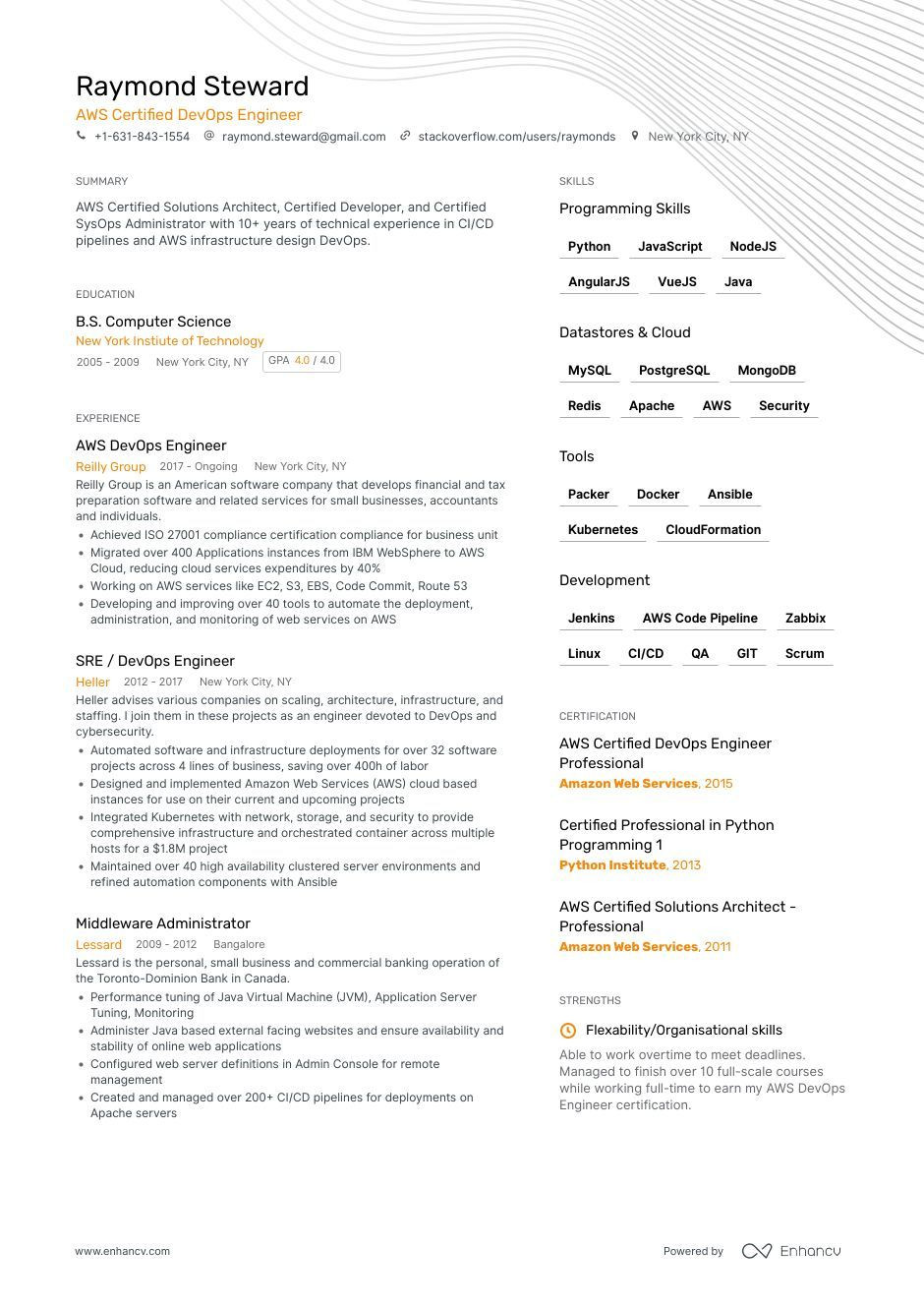 Devops Sample Resume for 3 Years Devops Engineer Resume Examples & Guide for 2022 (layout, Skills …