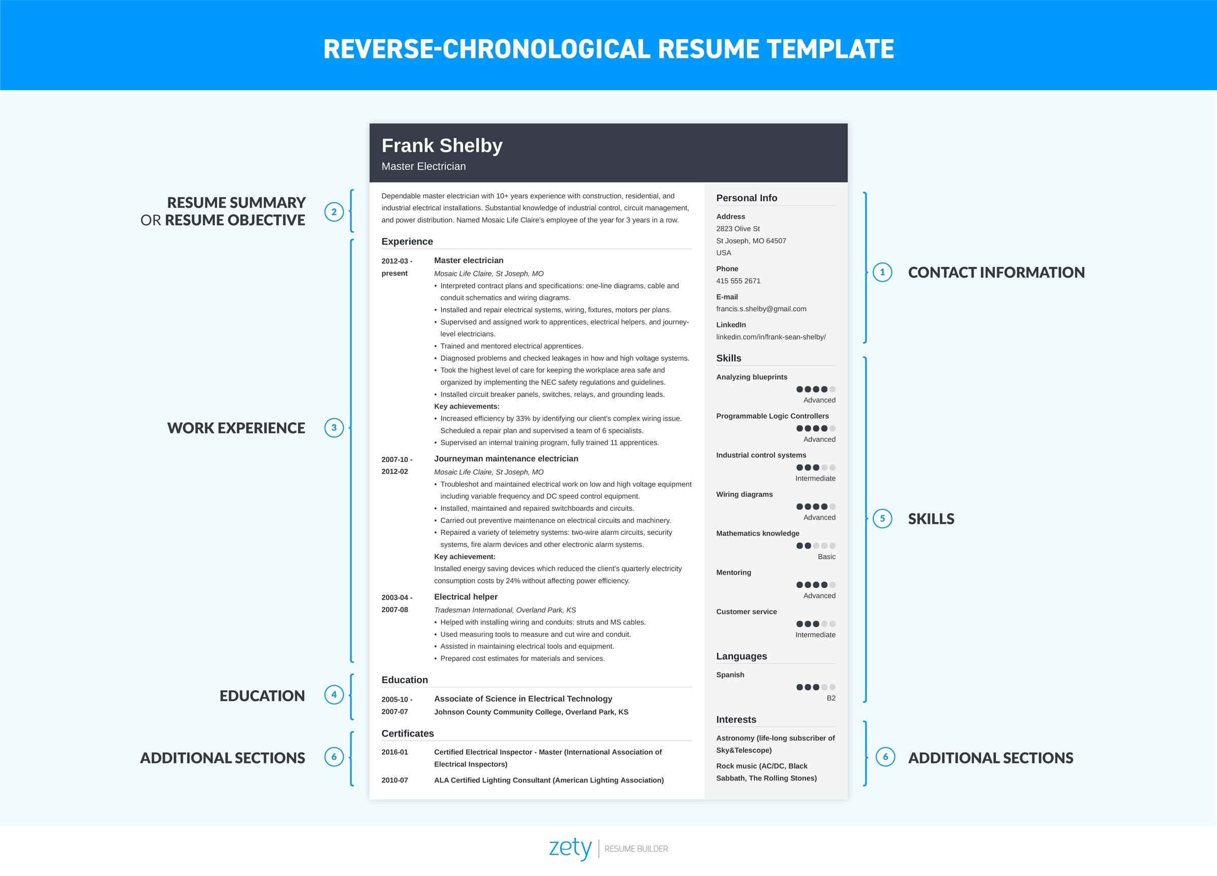 Going Back to Old Job after 6 Months Resume Sample Reverse Chronological Resume Templates [ideal format]