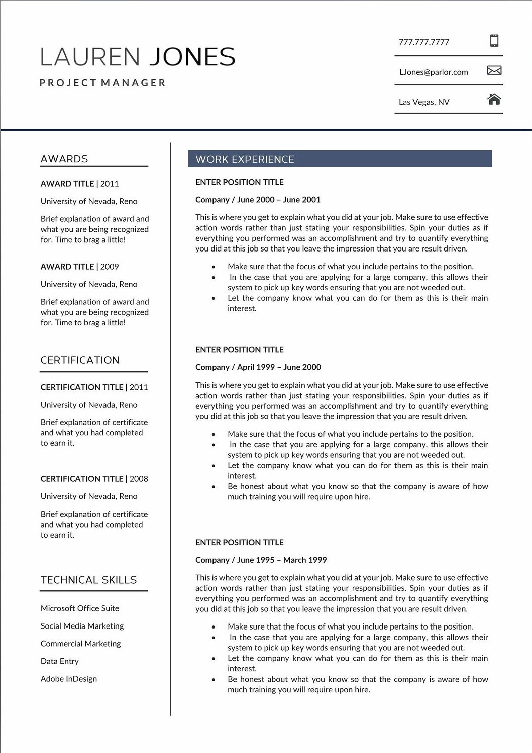 Good Introduction topic On Resume Sample 7 Simple Resume Templates to Raise Your Resume Game In 2017