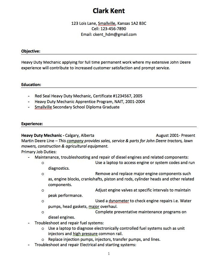 Heavy Duty Mechanic Apprentice Resume Sample Heavy Duty Mechanic Resume Sample Heavy Duty Mechanic Apprentice Resume Sample Heavy Duty Mechanic Resume Sample