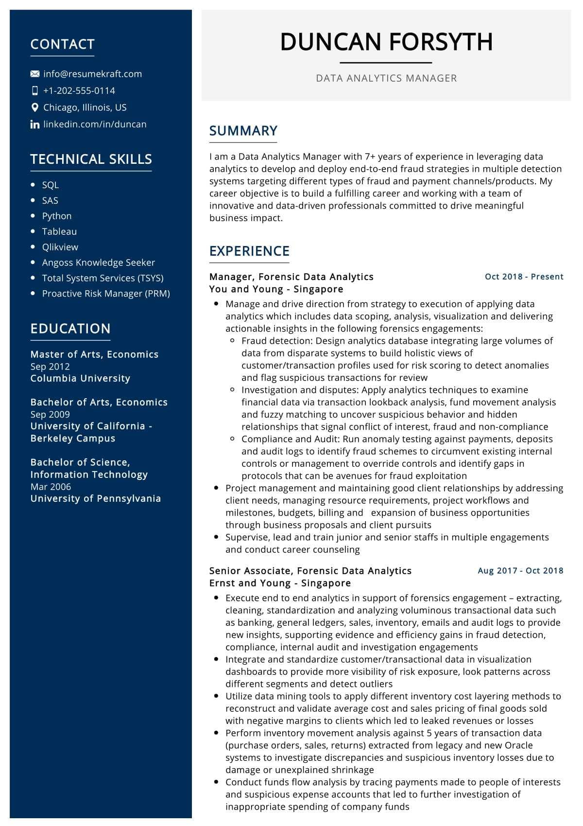 Highlighting Analytical Skills On Sample Resume Data Analytics Manager Resume Sample 2022 Writing Tips – Resumekraft