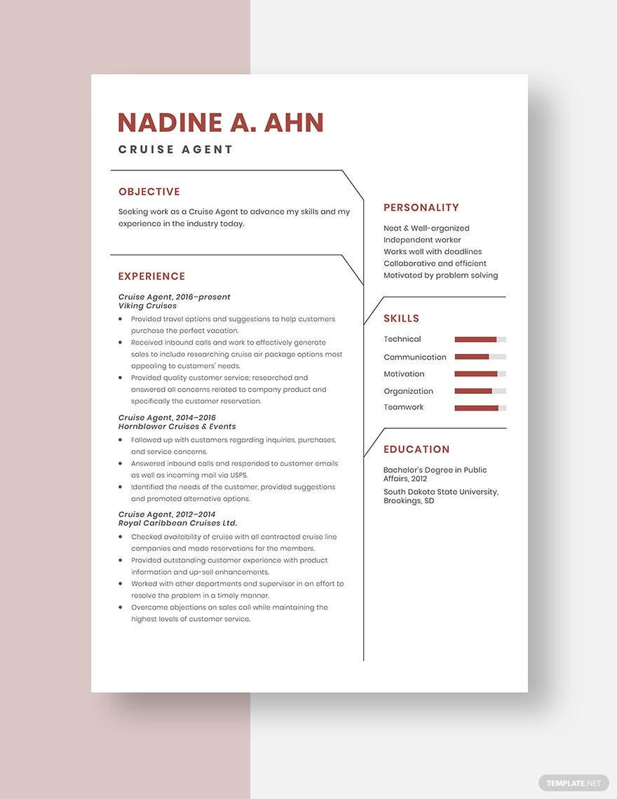 Holiday Inn Inbound Outbound Calls Resume Sample Agent Resume Templates – Design, Free, Download Template.net