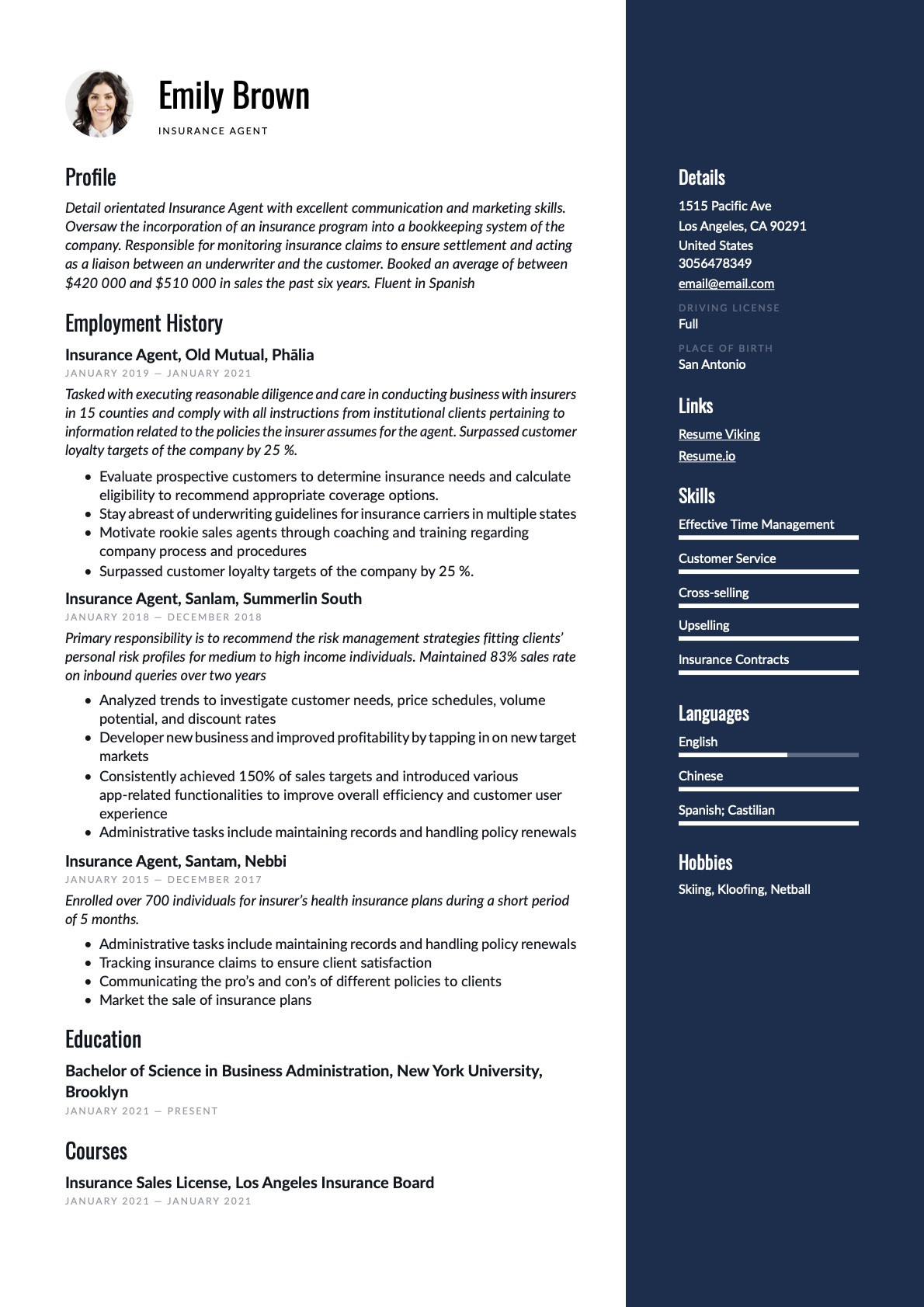 Insurance Csr Resume Sample assisting In Gathering Of Renewal Exposure Insurance Agent Resume & Writing Guide  20 Templates