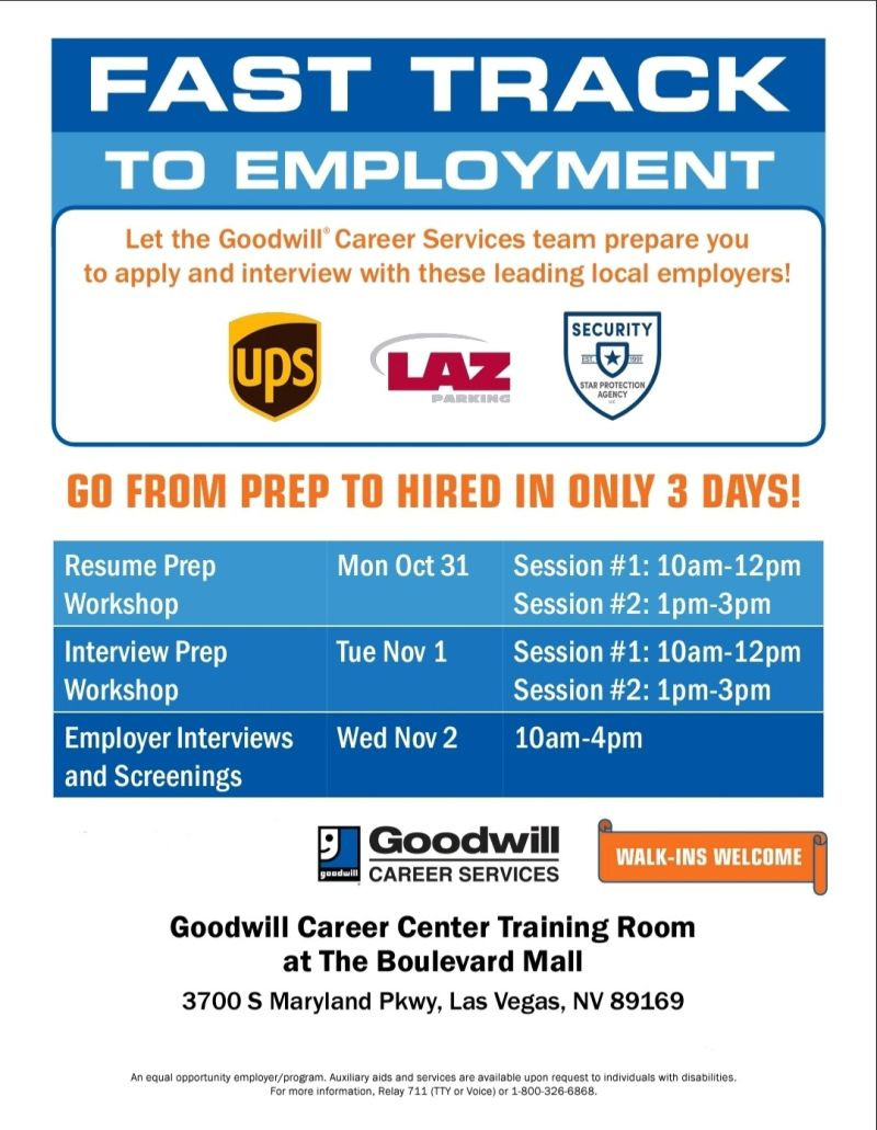 Laz Parking Security Guard Resume Samples Julie tornetta – southern Nevada Workforce Development – Las Vegas …