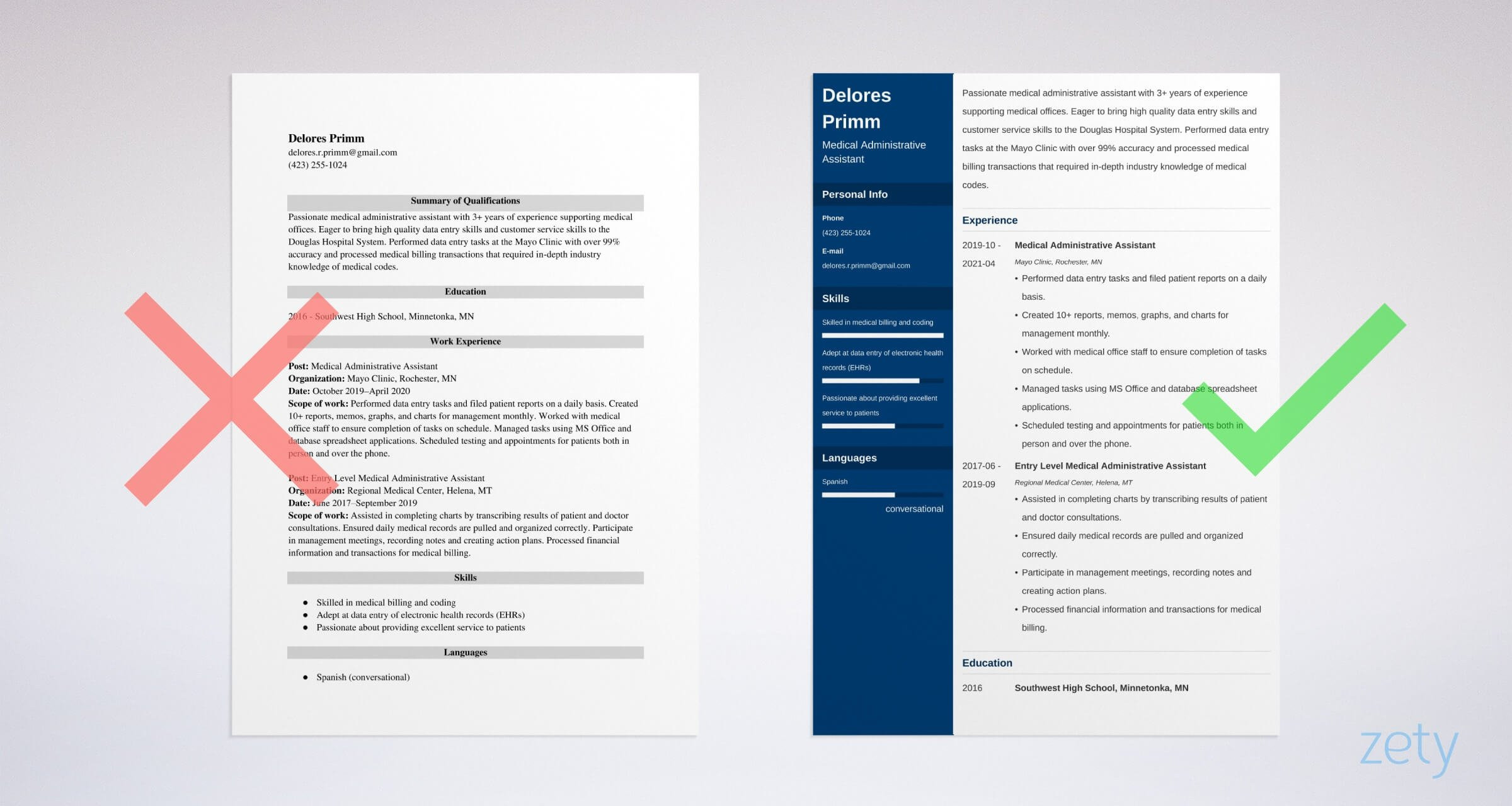 Medical assistant Resume Sample Ideas Design Medical Administrative assistant Resume: Sample and Guide