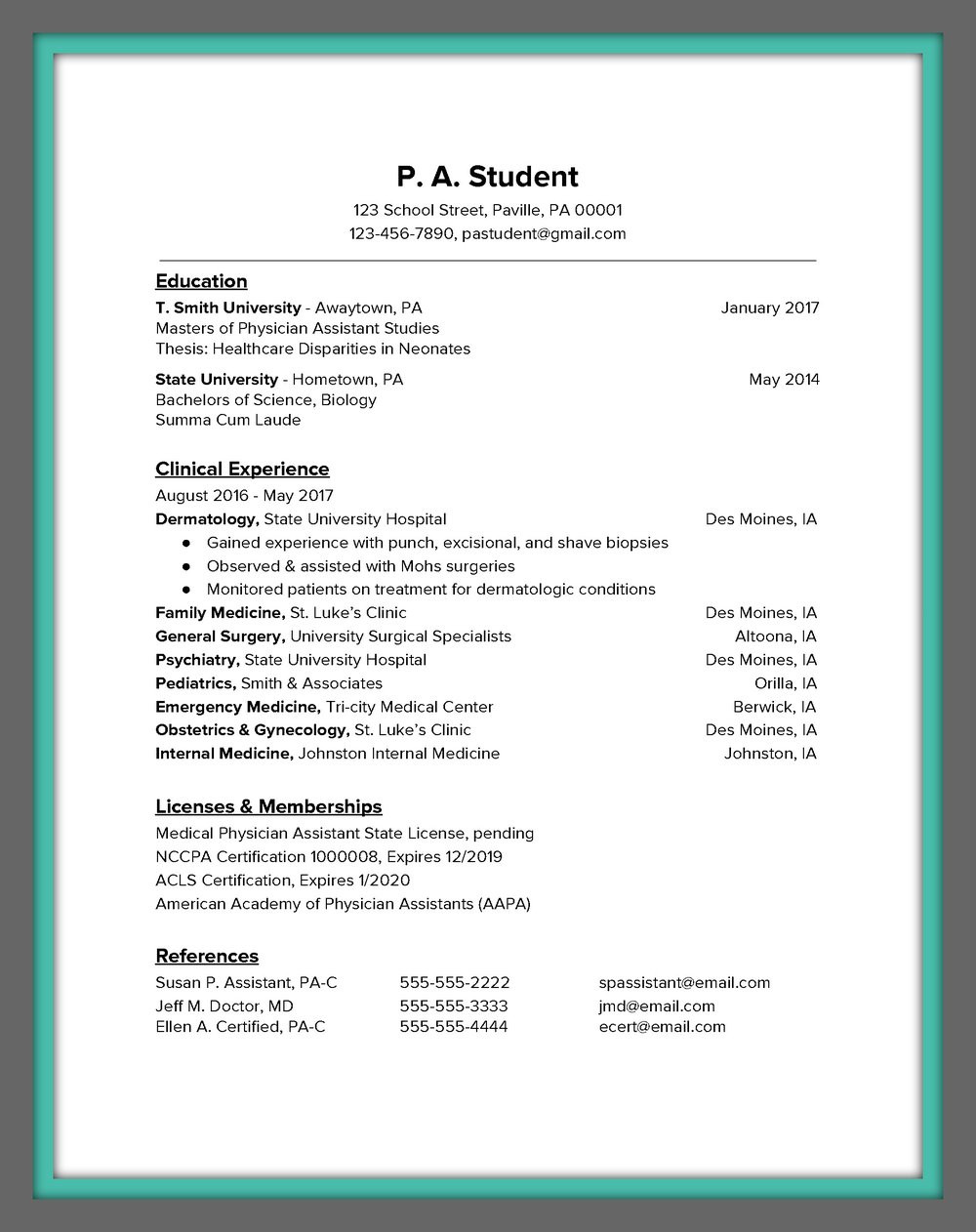 New Grad Physician assistant Resume Samples How to Create A Killer Resume as A Near or New Gradï½be A …