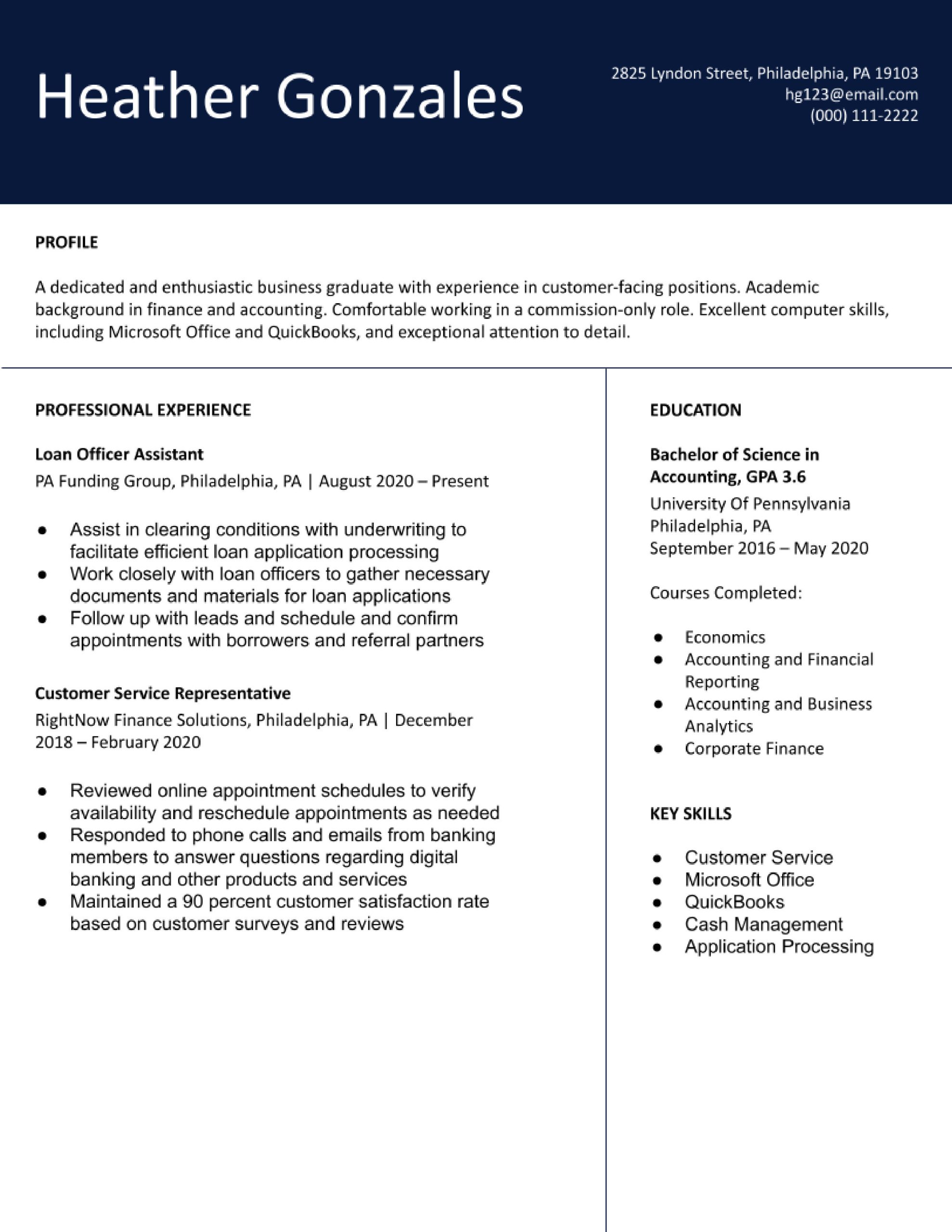 Outstanding Sample Of A Mortgage Loans Officer Resume Loan Officer Resume Examples In 2022 – Resumebuilder.com