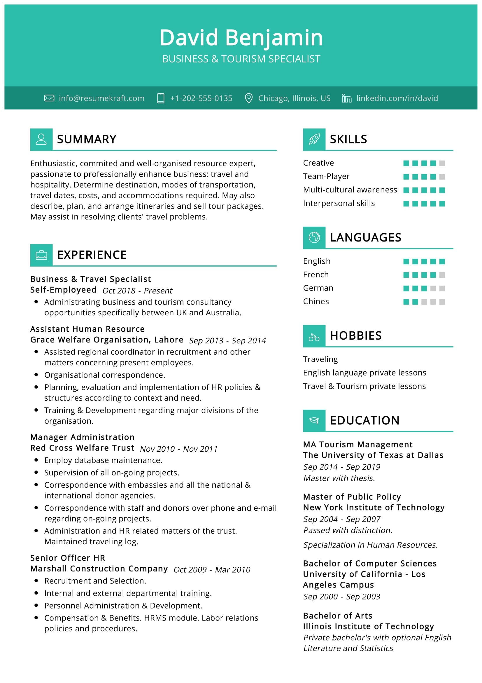 Resume for Travel Agency Job Samples Travel Agent Resume Sample 2022 Writing Tips – Resumekraft