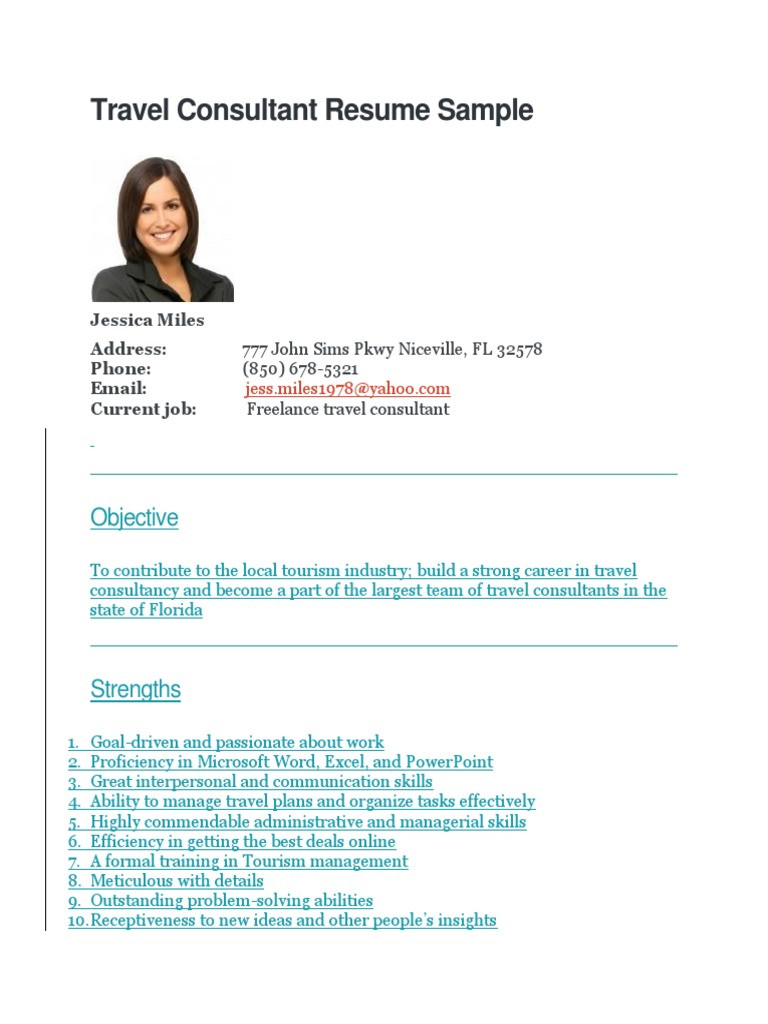 Resume for Travel Agency Job Samples Travel Consultant Resume Sample Pdf Consultant Guide Book