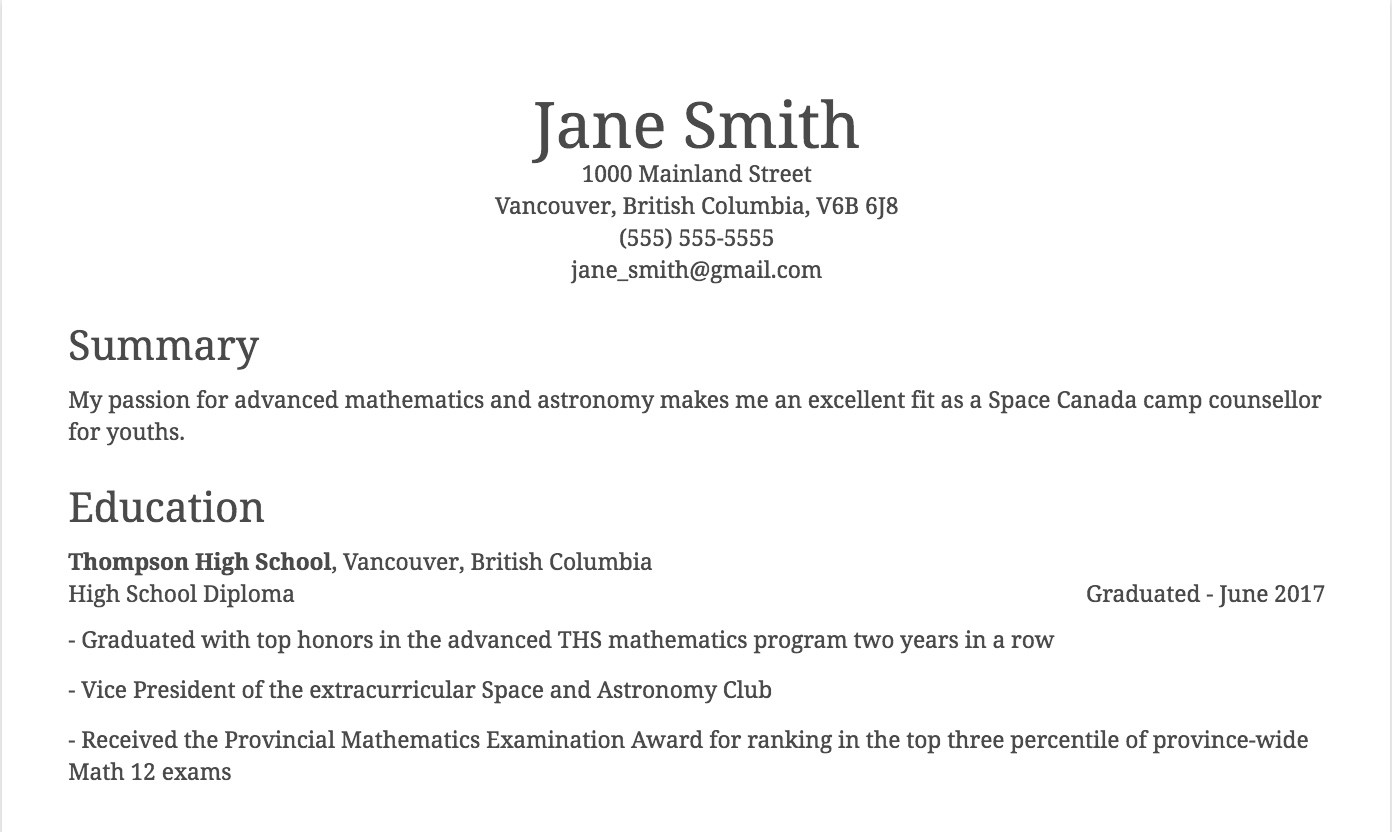 Sample Achievements to List On Resume How to List Academic Achievements On A Resume (3 Examples) Sample Achievements to List On Resume How to List Academic Achievements On A Resume (3 Examples)