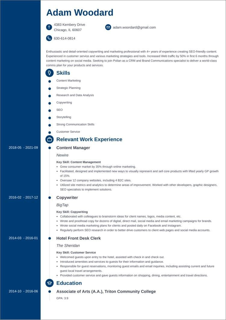 Sample Of A Good Functional Resume Chrono-functional Resume: format, Templates & Example