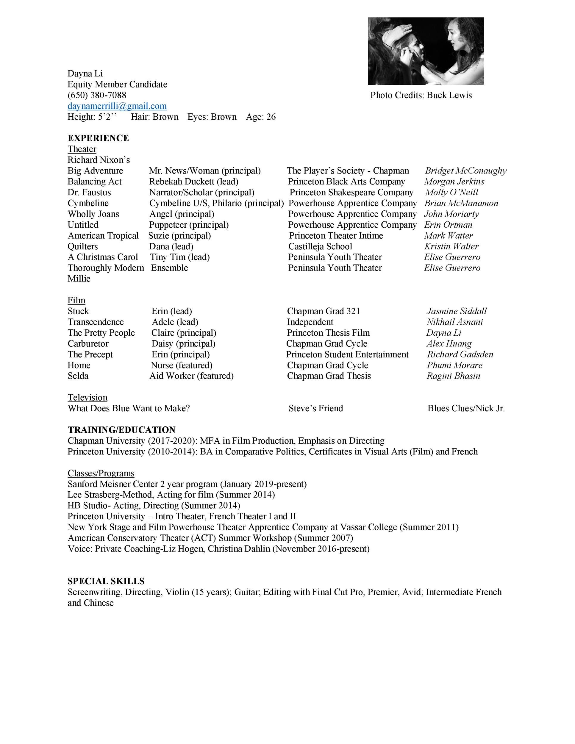 Sample Resume Acting Elementary School Principal 50 Free Acting Resume Templates (word & Google Docs) á Templatelab