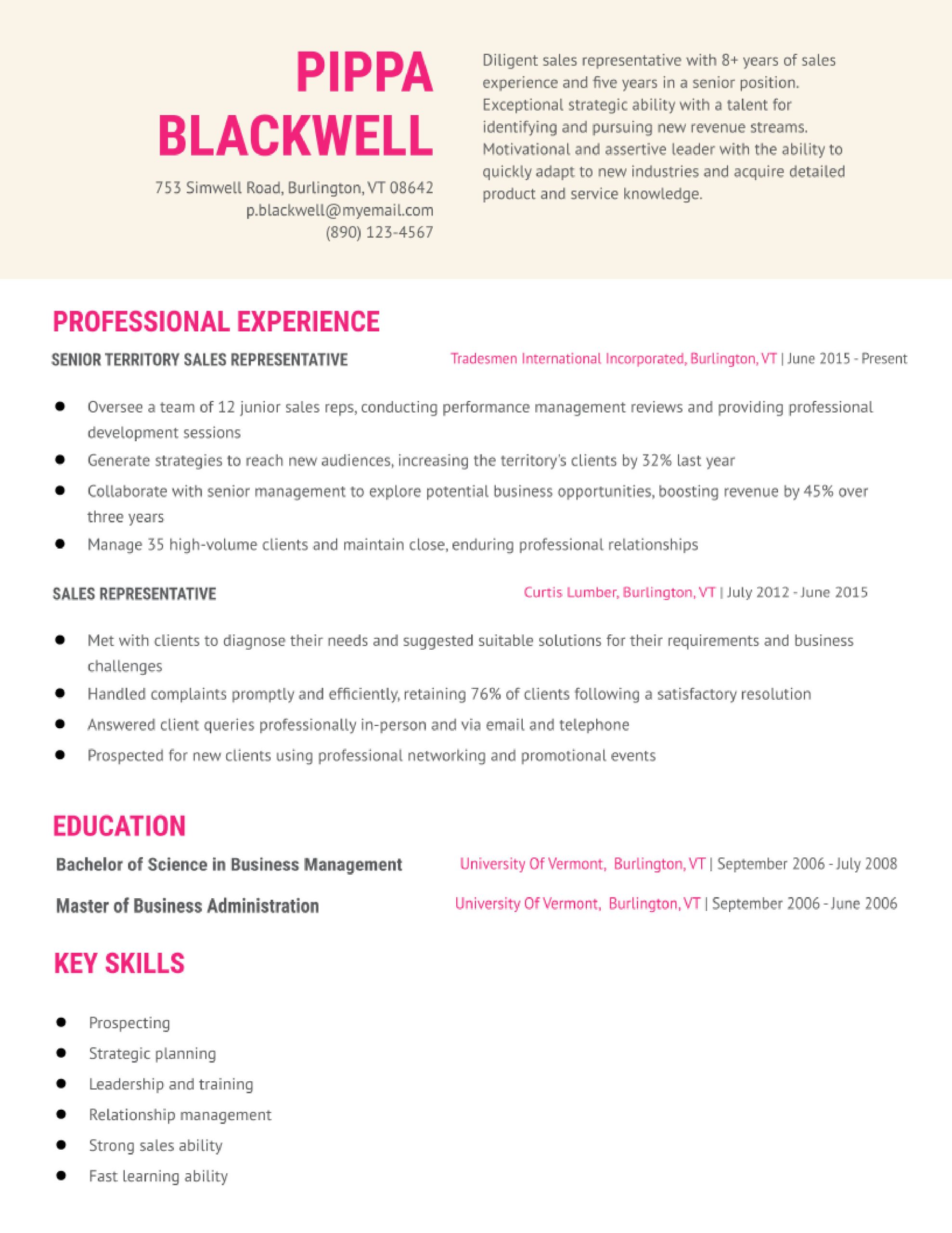 Sample Resume Entry Level Sales Position Entry-level Medical Sales Representative Resume Examples In 2022 …