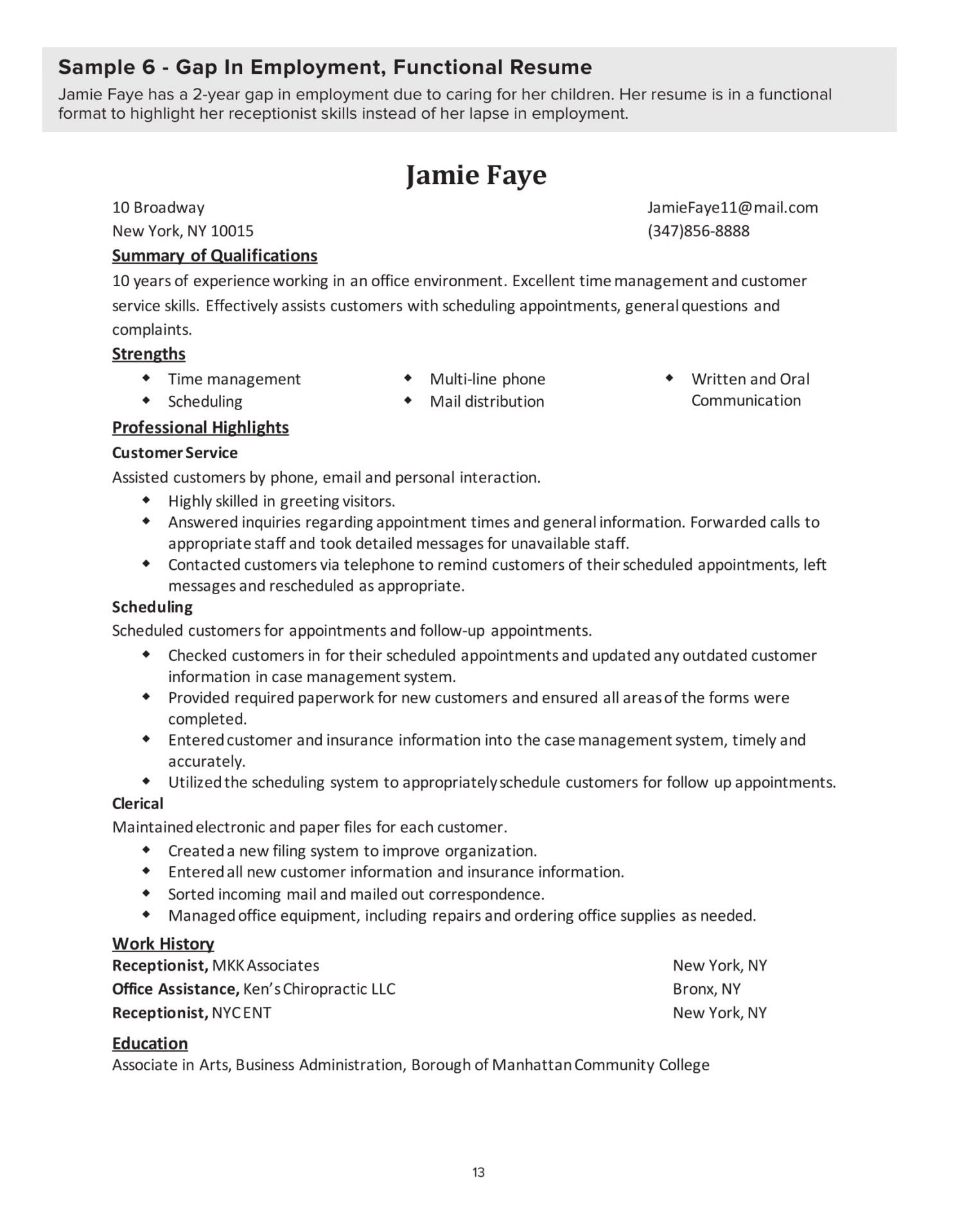 Sample Resume for Accountant with Lapse Sample Inspiring Resumes – Intellectual Point