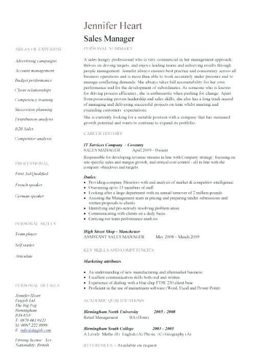 Sample Resume for area Sales Manager In Fmcg Sample Resume for area Sales Manager In Fmcg Best Resume