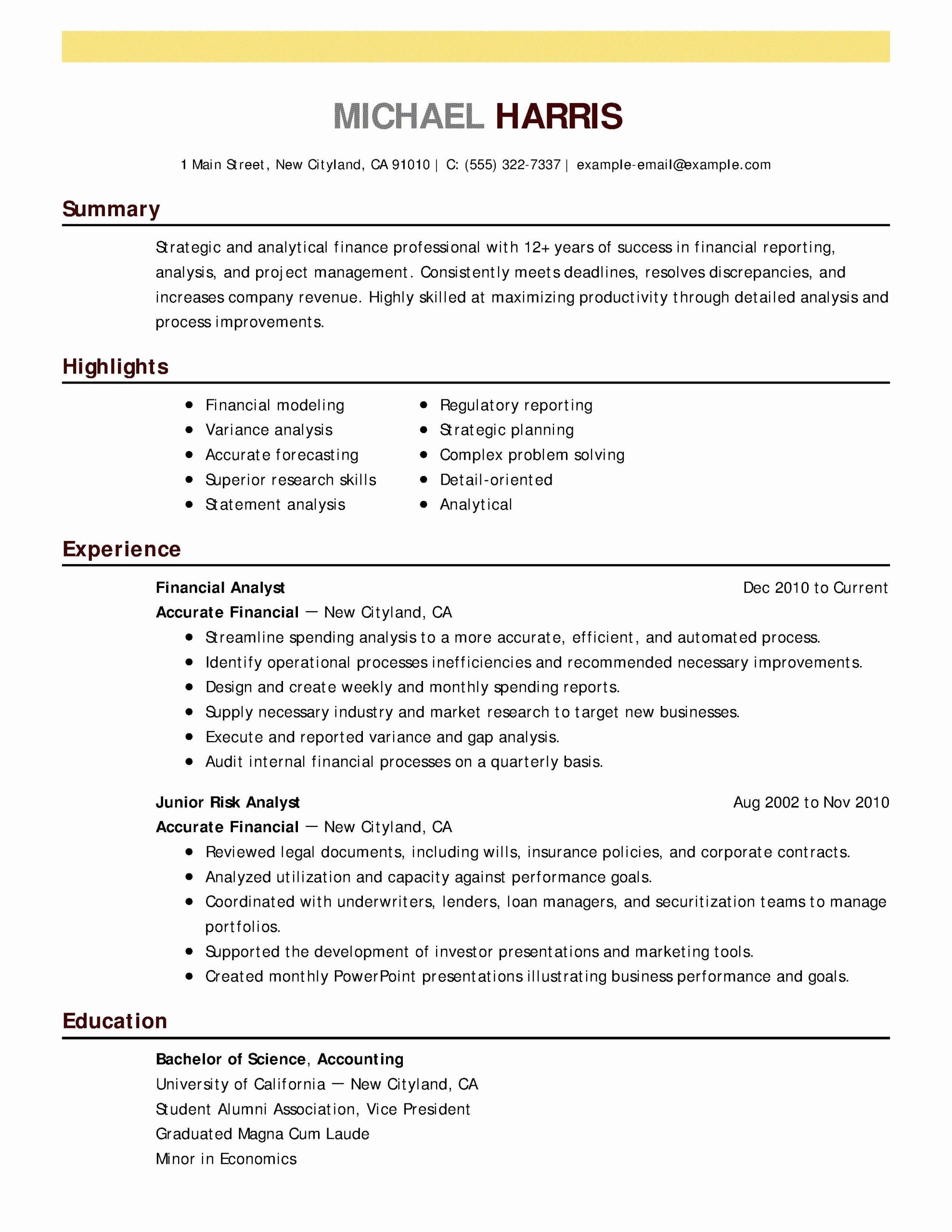 Sample Resume for Business Loan Application Valid Business Analyst Requirements Template Resume format In …