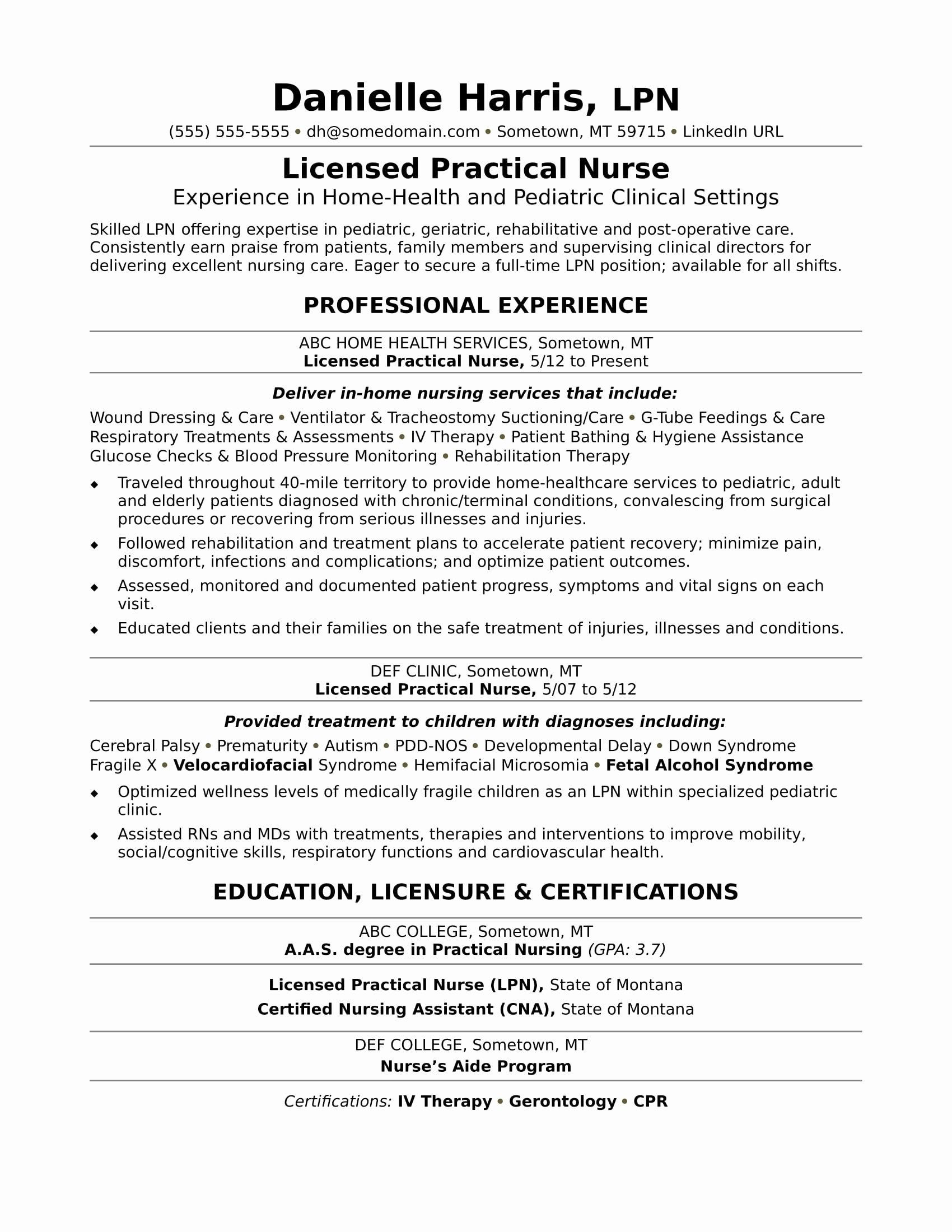 Sample Resume for No Experience Nurses Pin On Resume Templates
