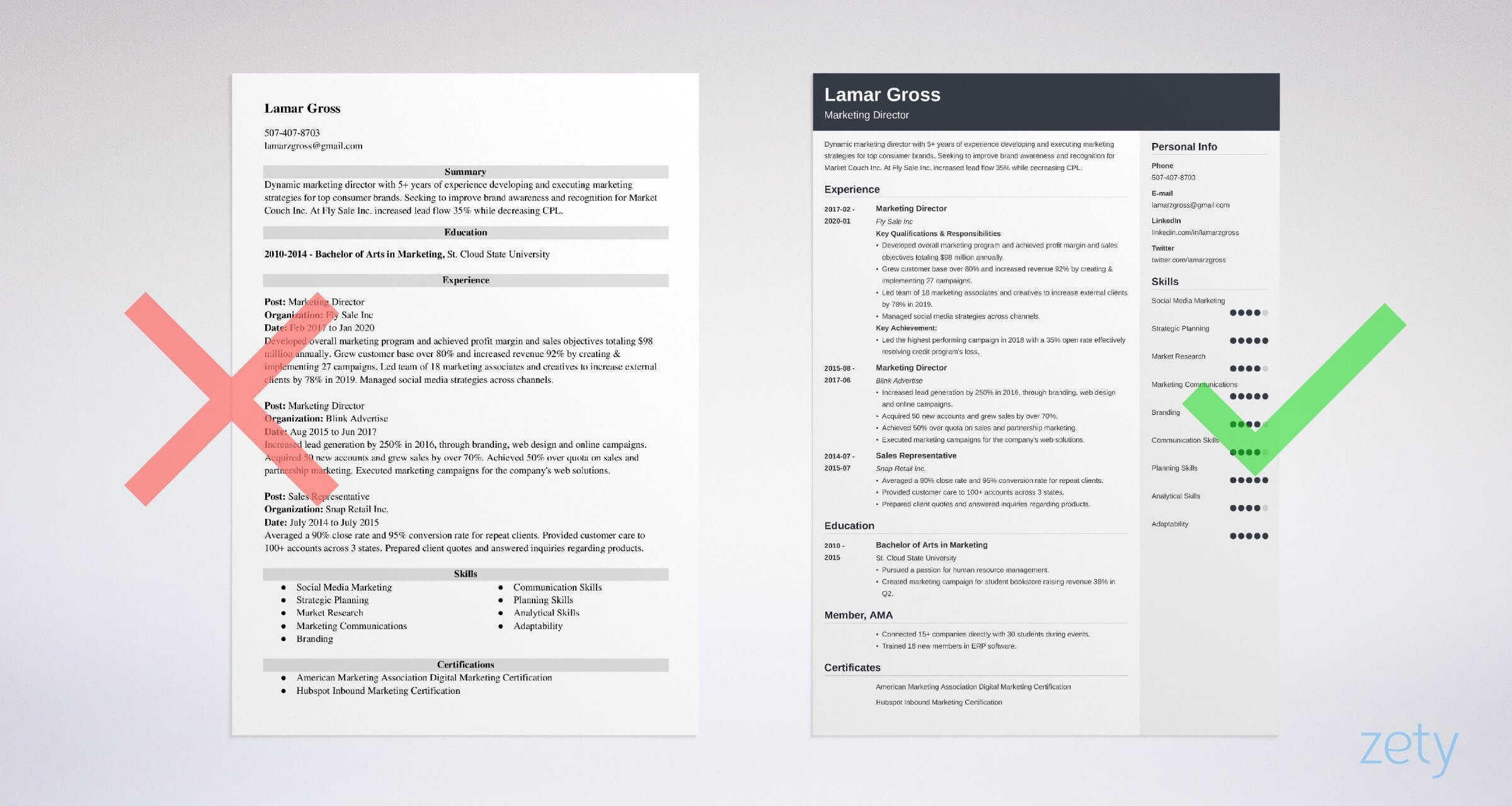 Sample Resume for Vp Of Marketing Marketing Director Resume Examples and Guide