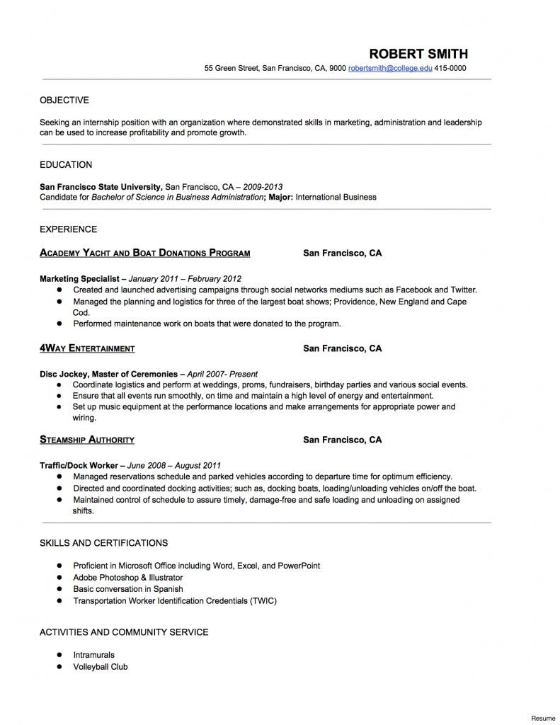 Sample Resume Profile for College Student the Mesmerizing Entry Level Resume Template Traditional Electrical …