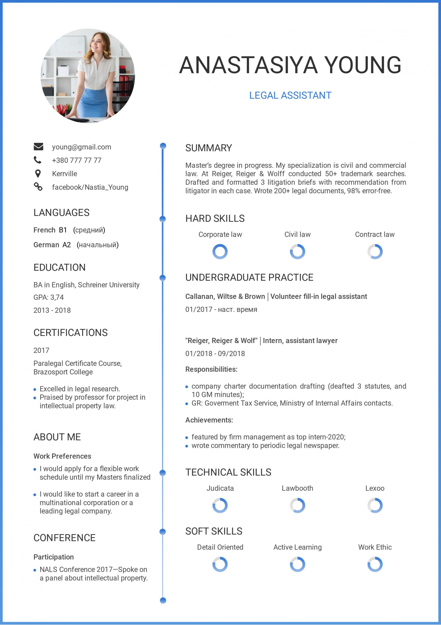 Sample Resume with No College Education Resume with No Work Experience. Sample for Students. – Cv2you Blog
