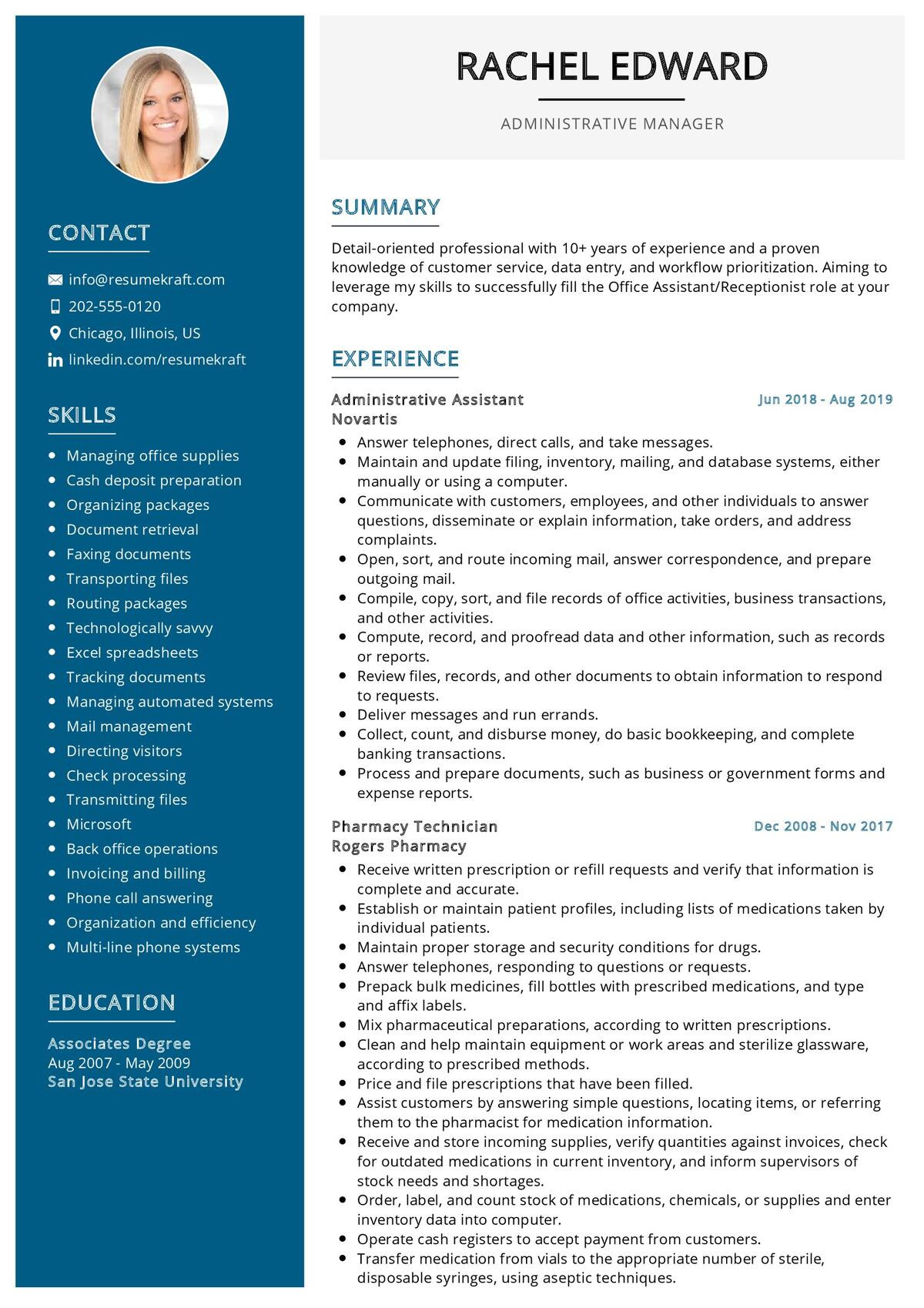 Sample Sterile Processing Manager Resume Examples Administrative Manager Resume Sample 2021 Writing Guide & Tips …