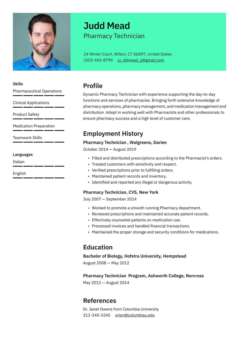 Sample Sterile Processing Supervisor Resume Examples Pharmacy Technician Resume Examples & Writing Tips 2022 (free Guide)