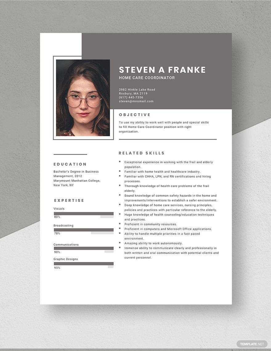 Specialty Care Pharmacy Care Coordinator Resume Sample Care Coordinator Resume Template – Word, Apple Pages Template.net
