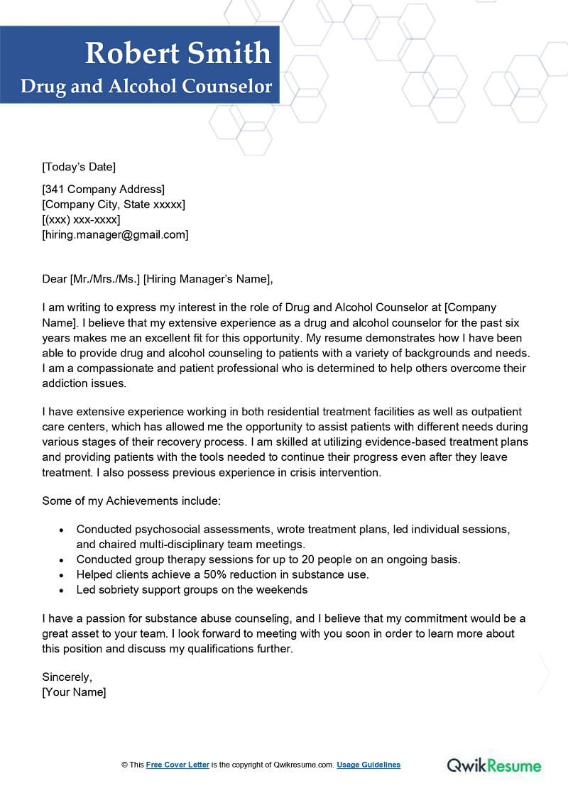 Top Rated Substance Abuse Counselor Resume Samples Drug and Alcohol Counselor Cover Letter Examples – Qwikresume Top Rated Substance Abuse Counselor Resume Samples Drug and Alcohol Counselor Cover Letter Examples – Qwikresume