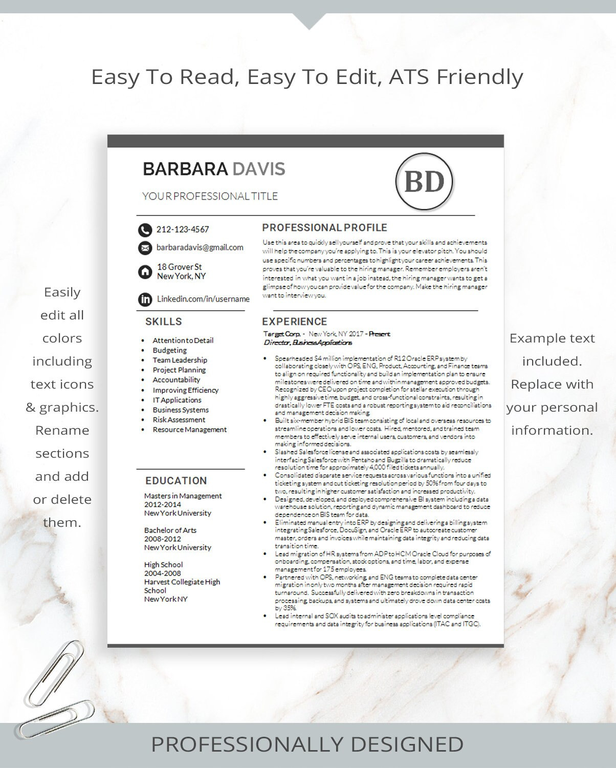 Toys R Us Sales associate In Resume Sample Sales associate Resume Template for Ms Word Public Relations – Etsy