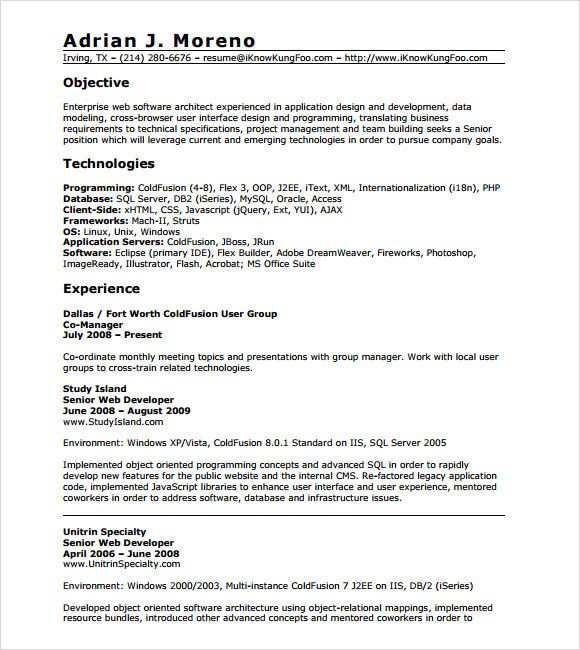 Aws Sample Resume for 1 Year Experience Resume Example 1 Year Experience Resume Examples