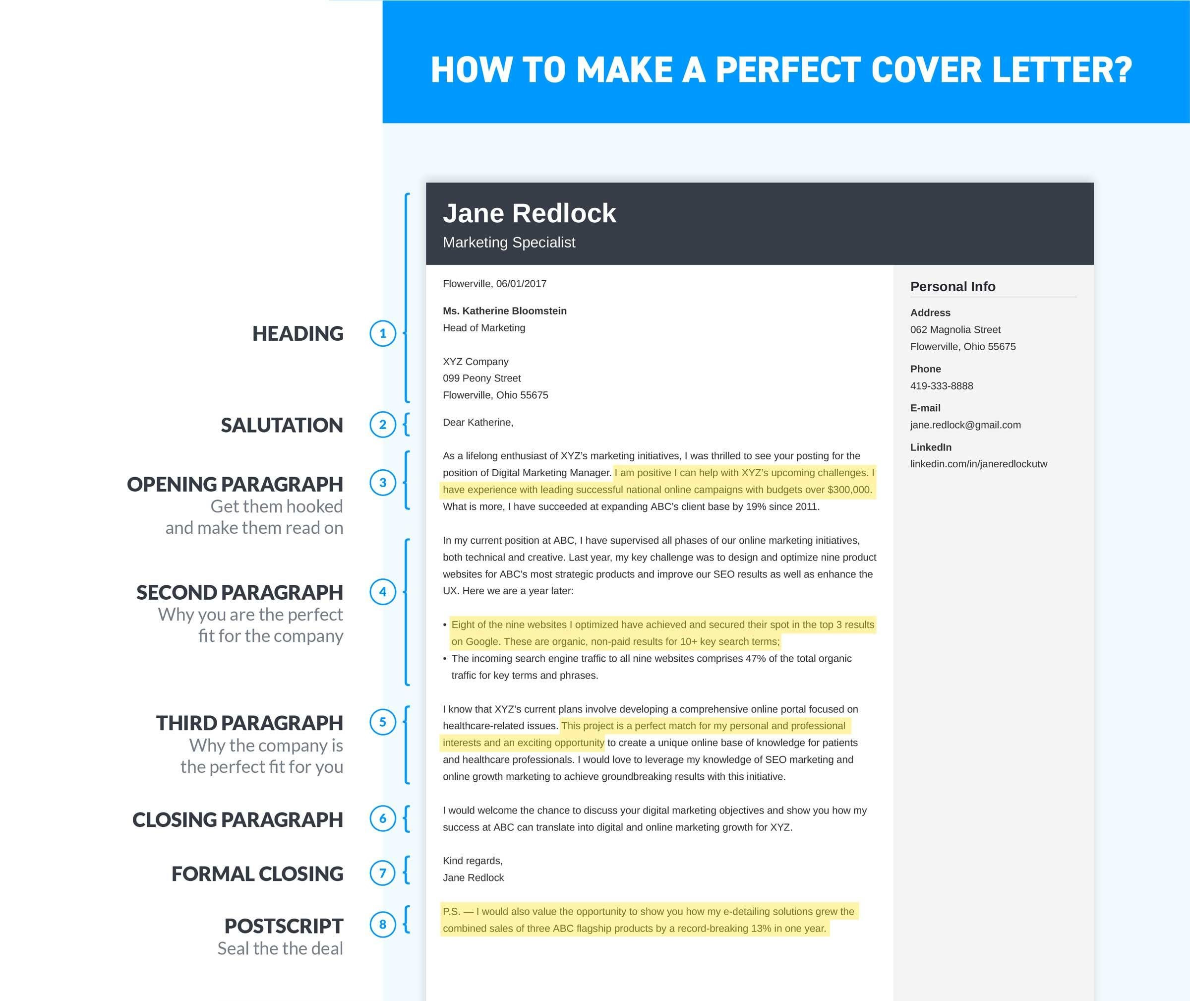 Creating A Resume Cover Letter Sample How to Write A Cover Letter for Any Job In 8 Simple Steps