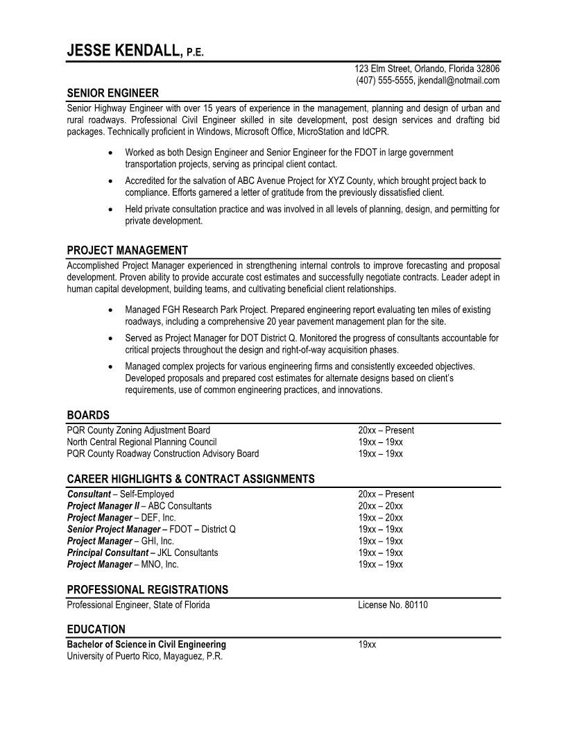 Free Professional Resume Examples and Samples 7 Samples Of Professional Resumes