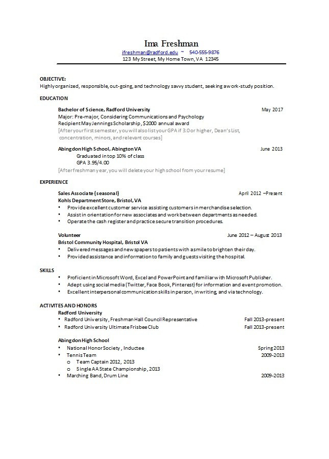 Free Resume Samples for College Students 50 College Student Resume Templates & format Templatelab