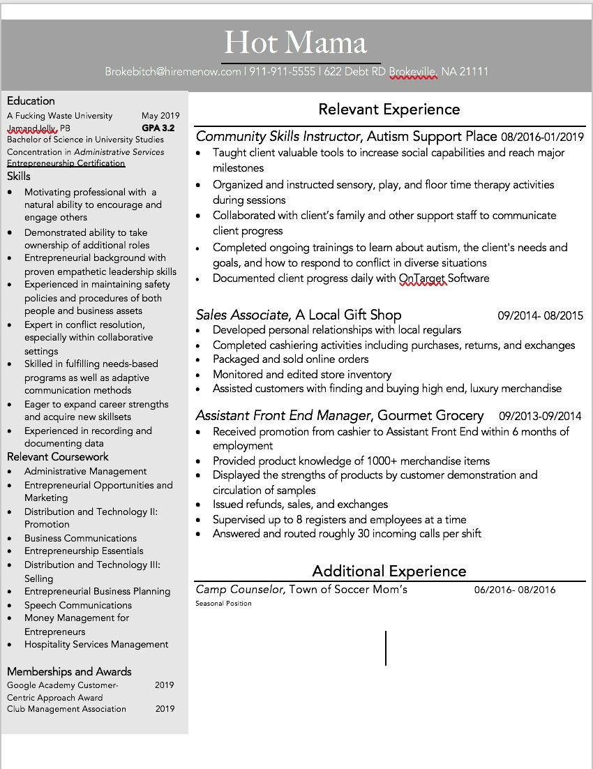 Good Resume Sample for Amazon Technical Position Resume Review for Amazon Entry- Level area Manager : R/resumes