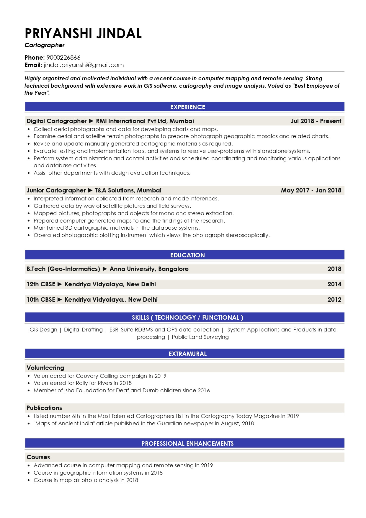 Remote Sensing and Gis Resume Sample Sample Resume Of Cartographer with Template & Writing Guide …
