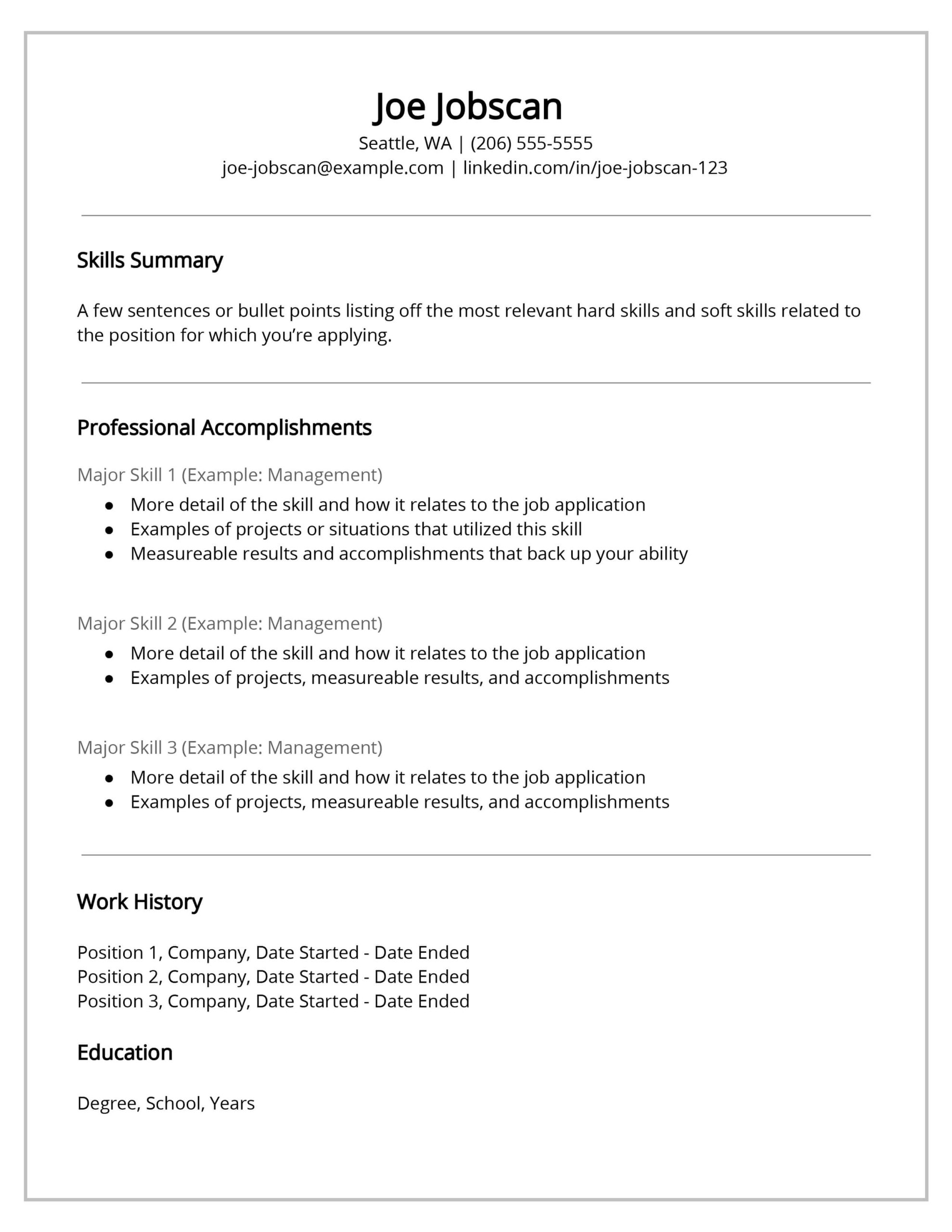 Resume format Samples to Get A Job Recruiters Hate the Functional Resume formatâdo This Instead