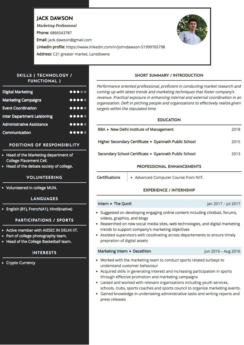Resume Samples for Experienced Kpo Professionals Sample Resumes and Cvs by Industry Resumod