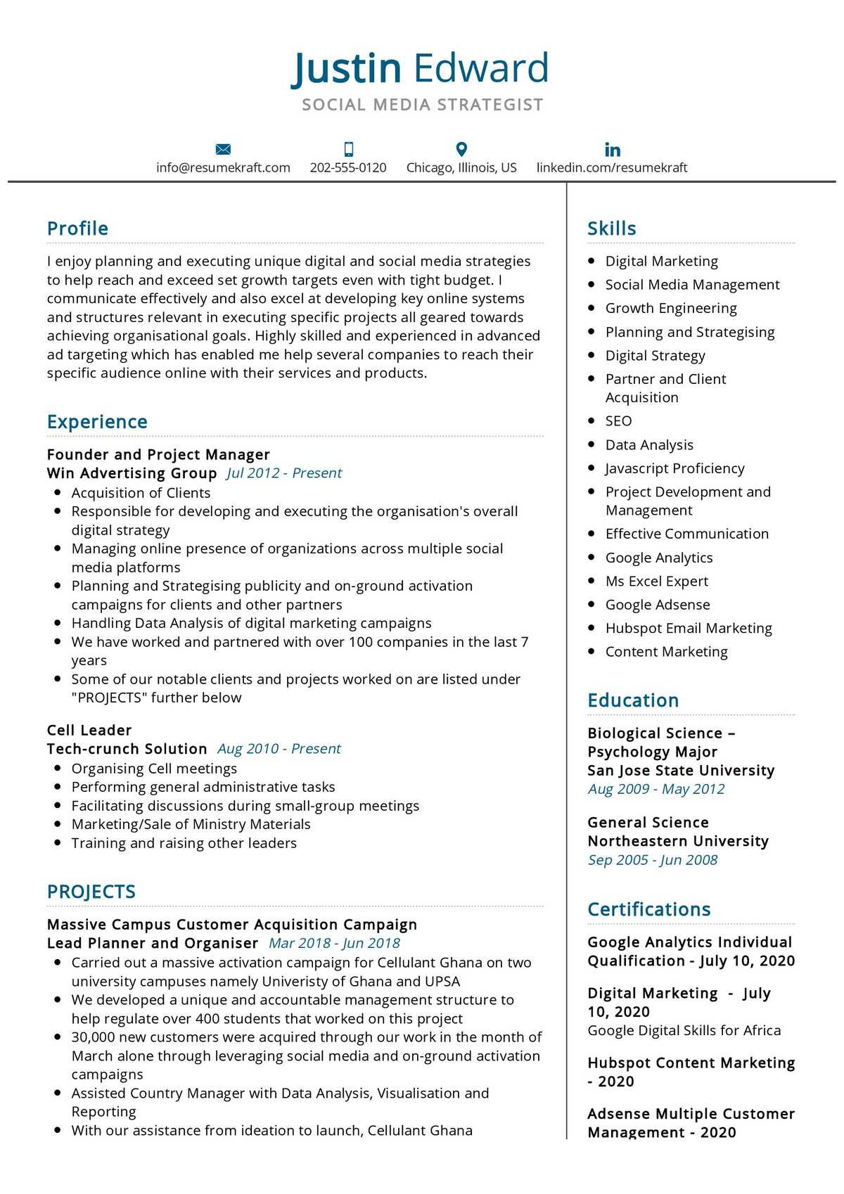 Resume Skills Section Sample social Media social Media Strategist Resume Sample 2022 Writing Tips …