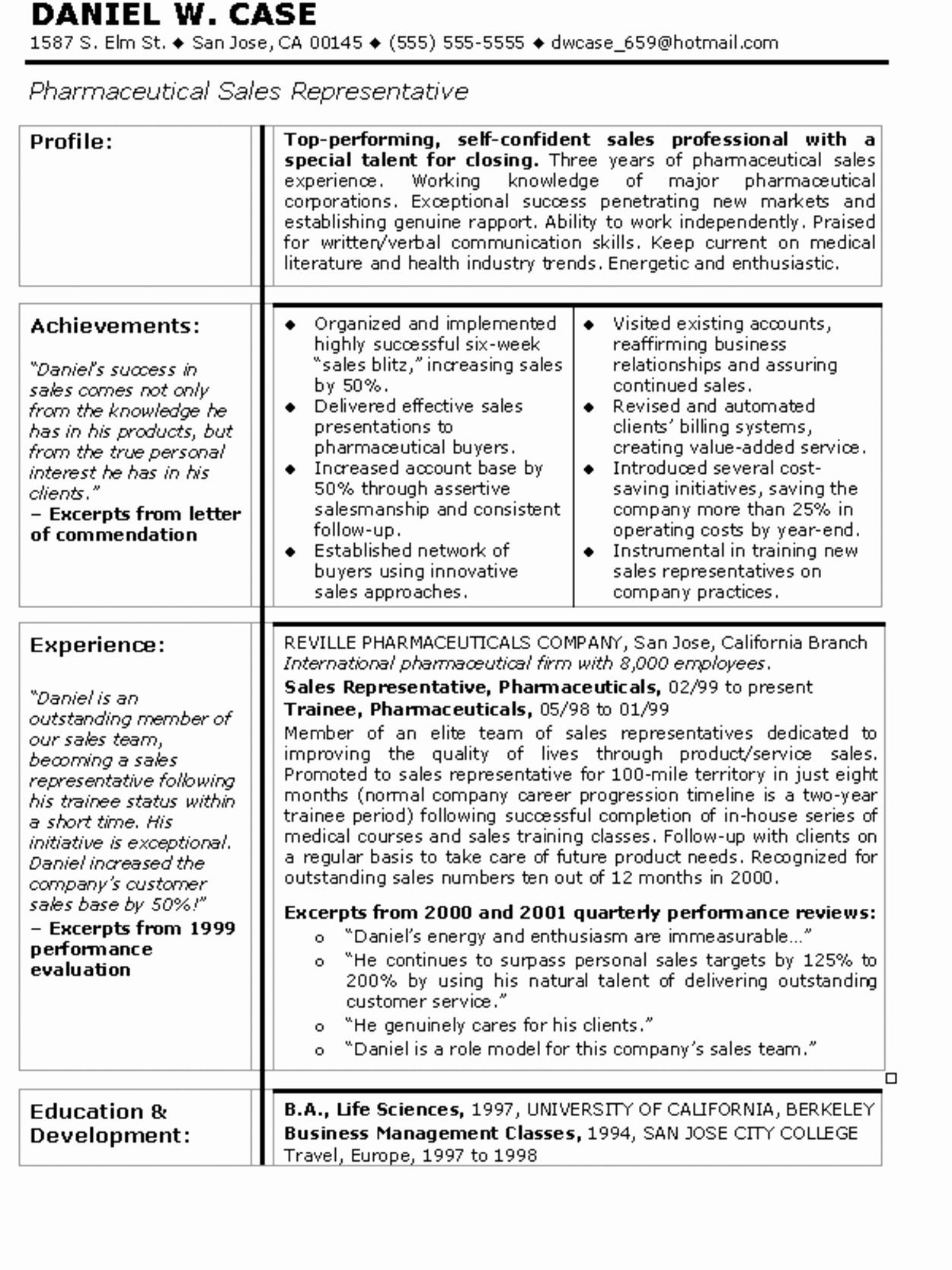 Sample Entry Level Pharmaceutical Sales Resume 50 Elegant Entry Level Pharmaceutical Sales Resume In 2020