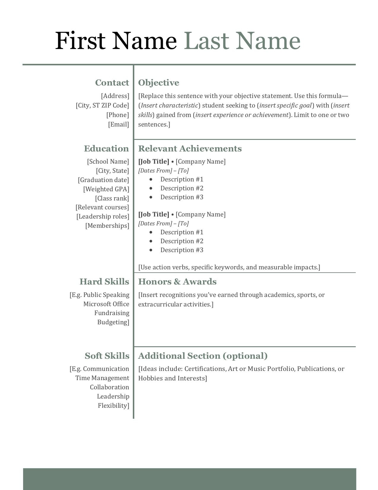 Sample High School Student Resume Skills How to Write An Impressive High School Resume â Shemmassian …