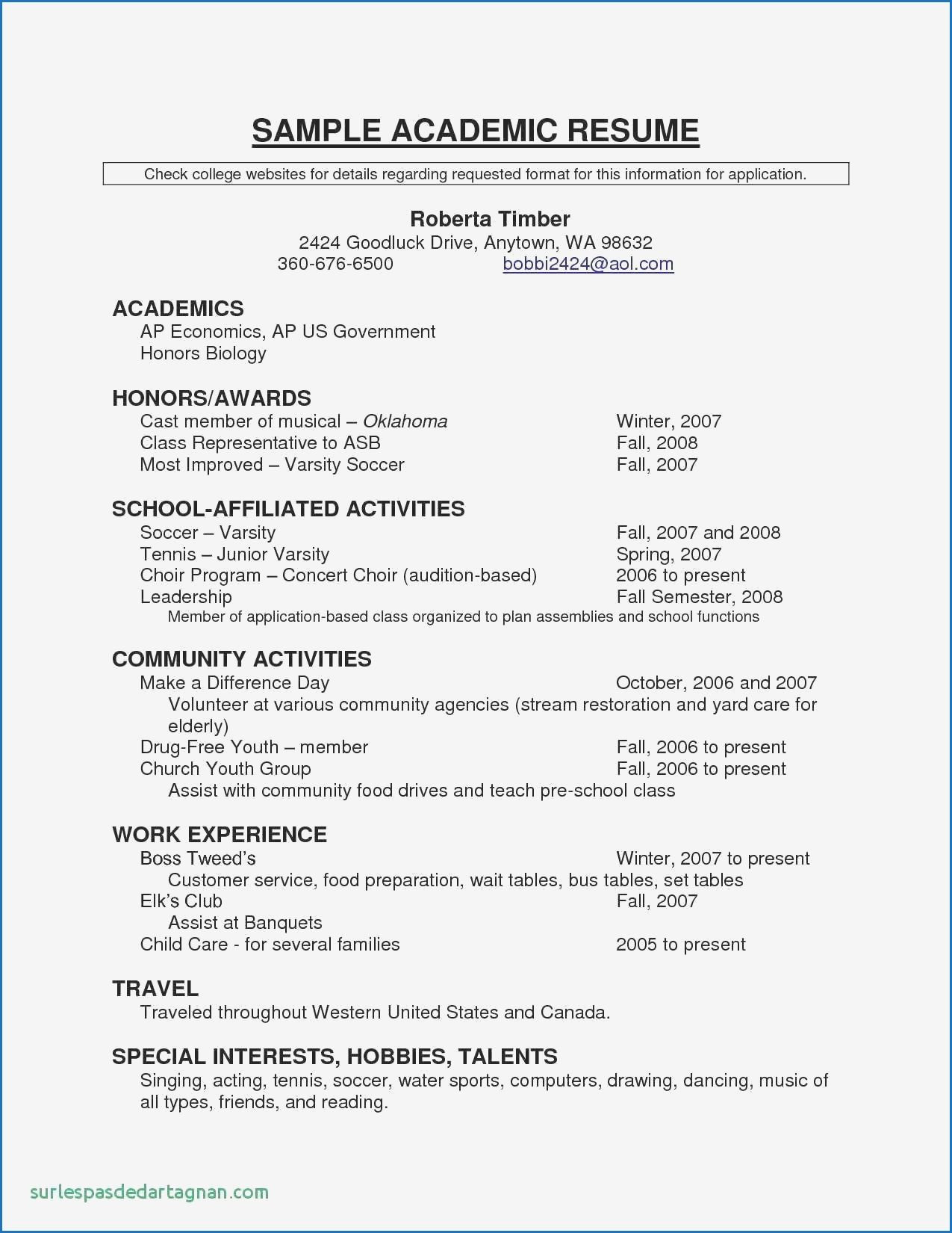 Sample Honors and Awards On Resume 11 Government It Resume Examples Check More at Https://www.ortelle …