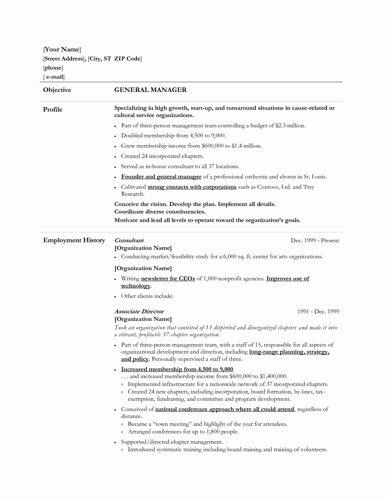 Sample Objective Statements for General Resumes Generic Objective for Resume Unique General Objective for Resume …